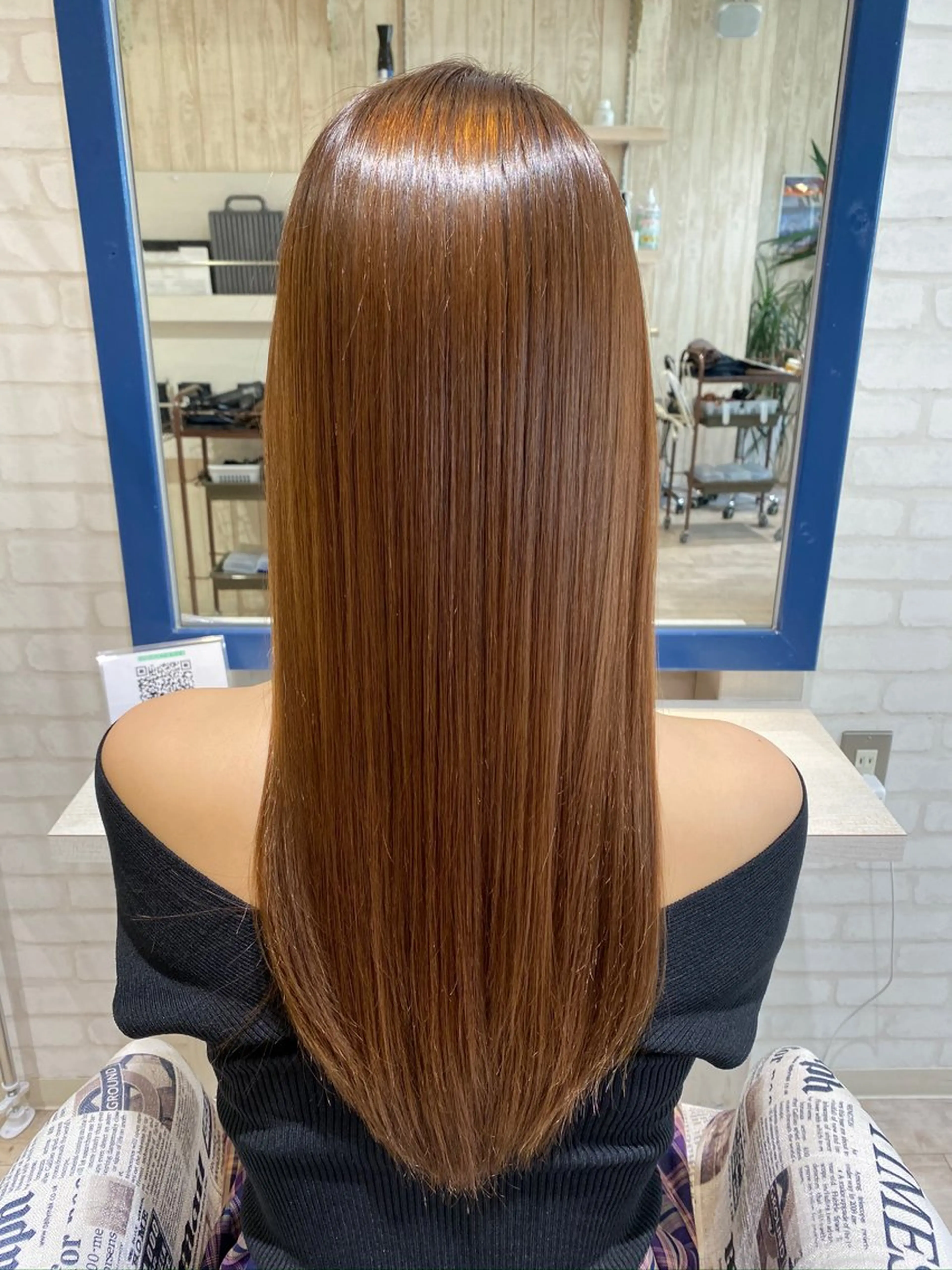 ロング 小島あゆ美/髪質改善 /縮毛矯正/ケラコラのヘアスタイル