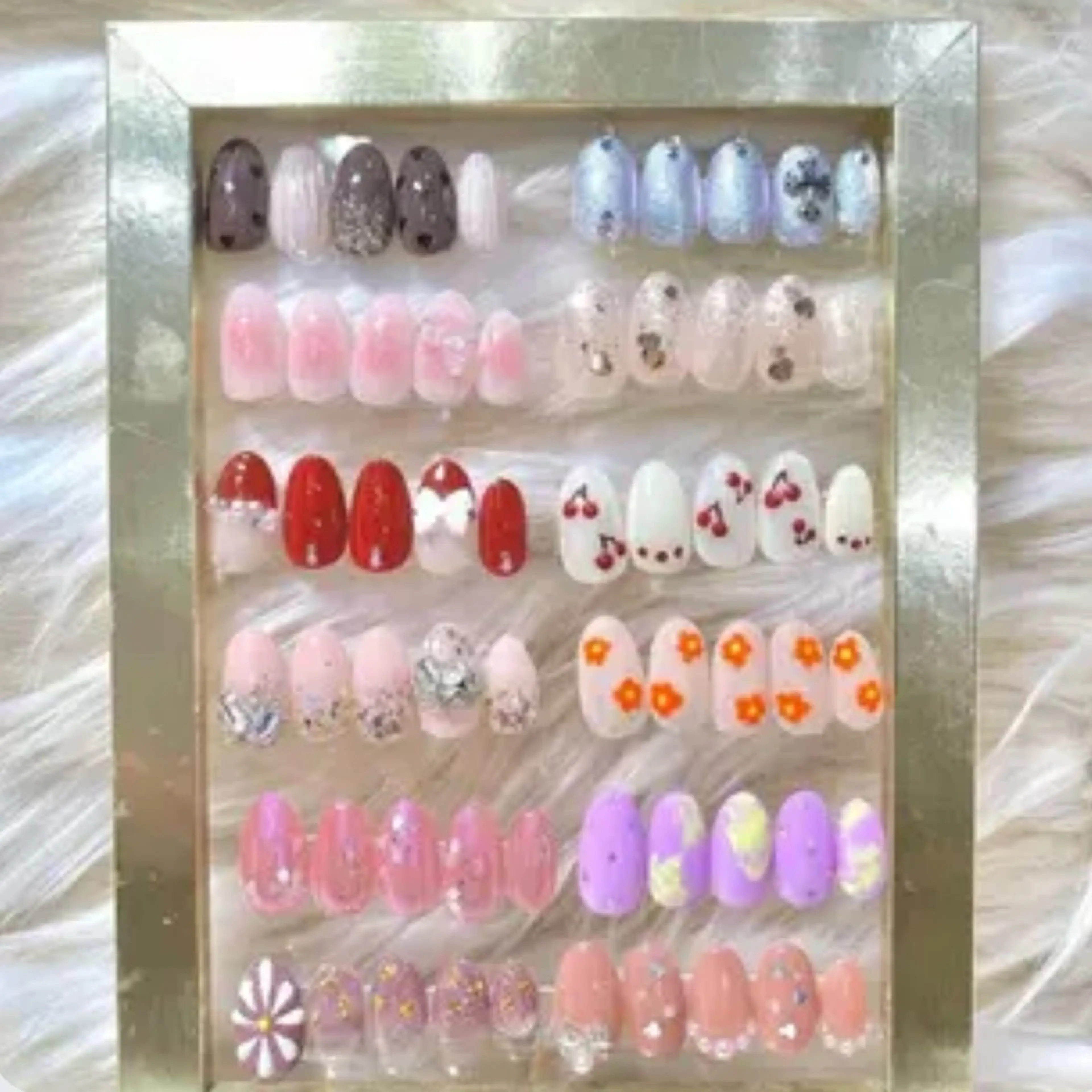 新規限定【オフなし♡定額デザインアート🌷お色変更可🌈】パラジェル¥600の写真