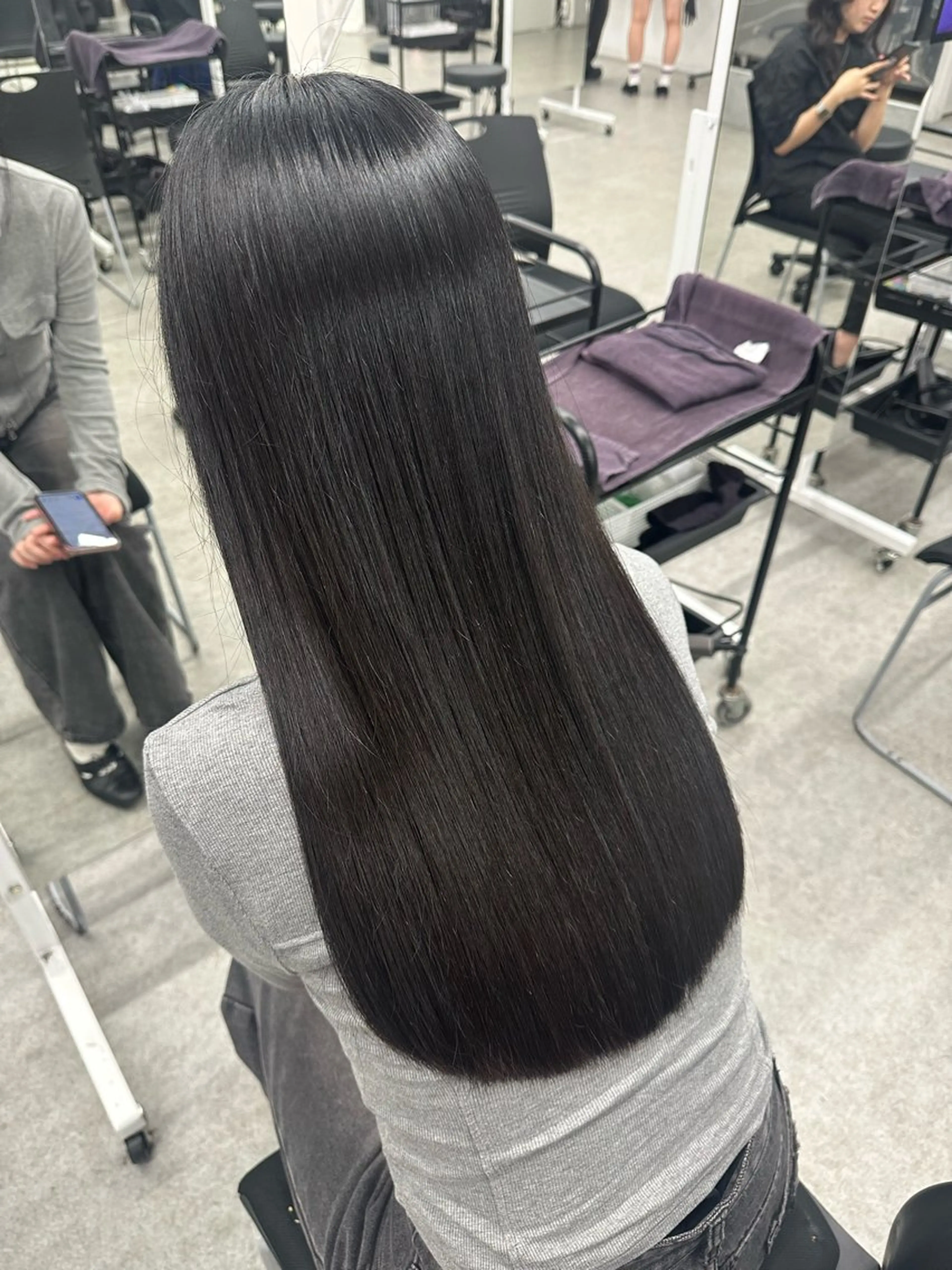 ロング カット ヘアカラー トリートメント ナチュラルhair 🌿meariのヘアスタイル