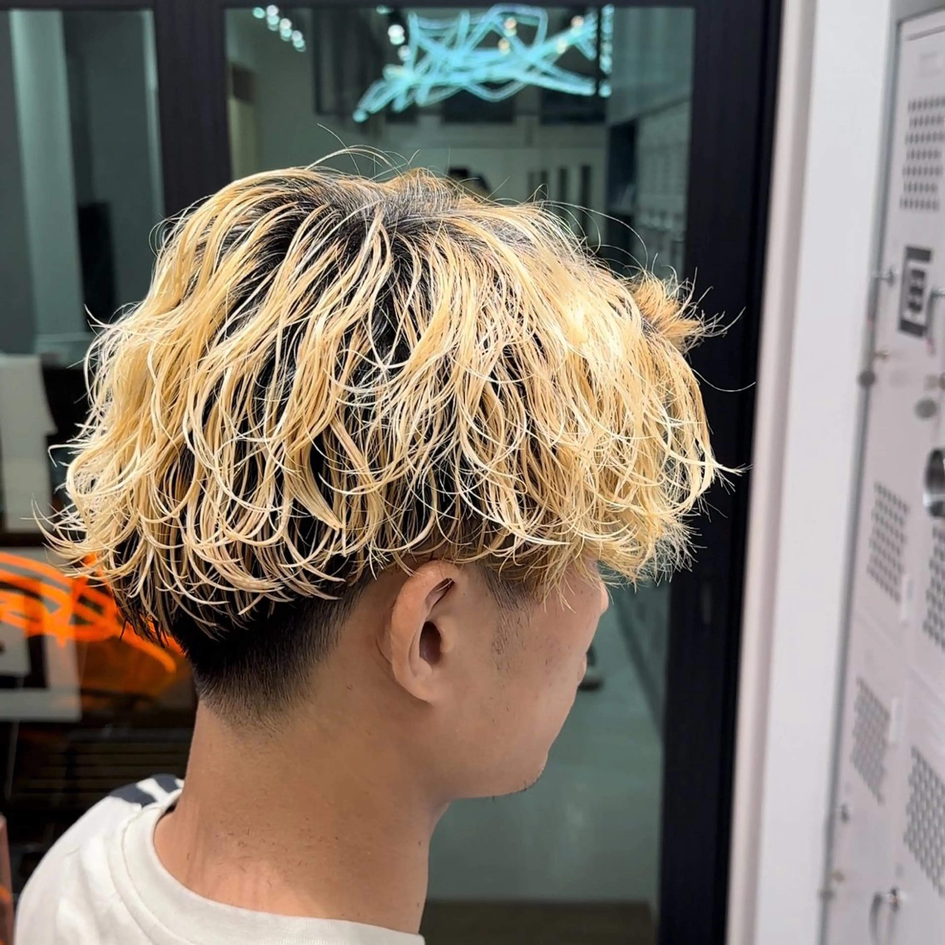 パーマ メンズ カット パーマ トリートメント 当日予約⭕️ fifth渋谷太田のヘアスタイル