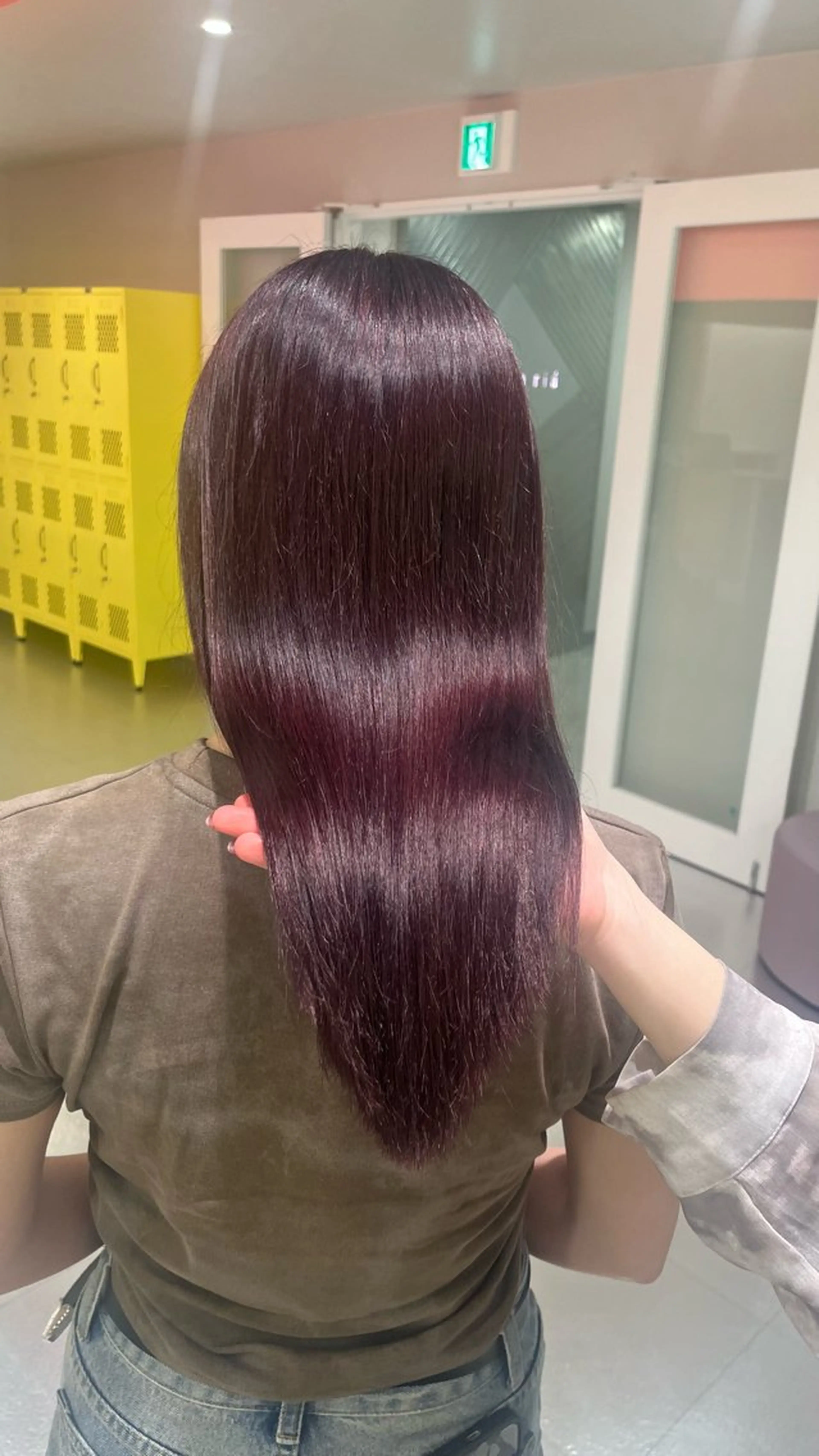 ロング カラー ブリーチカラー うたのヘアスタイル