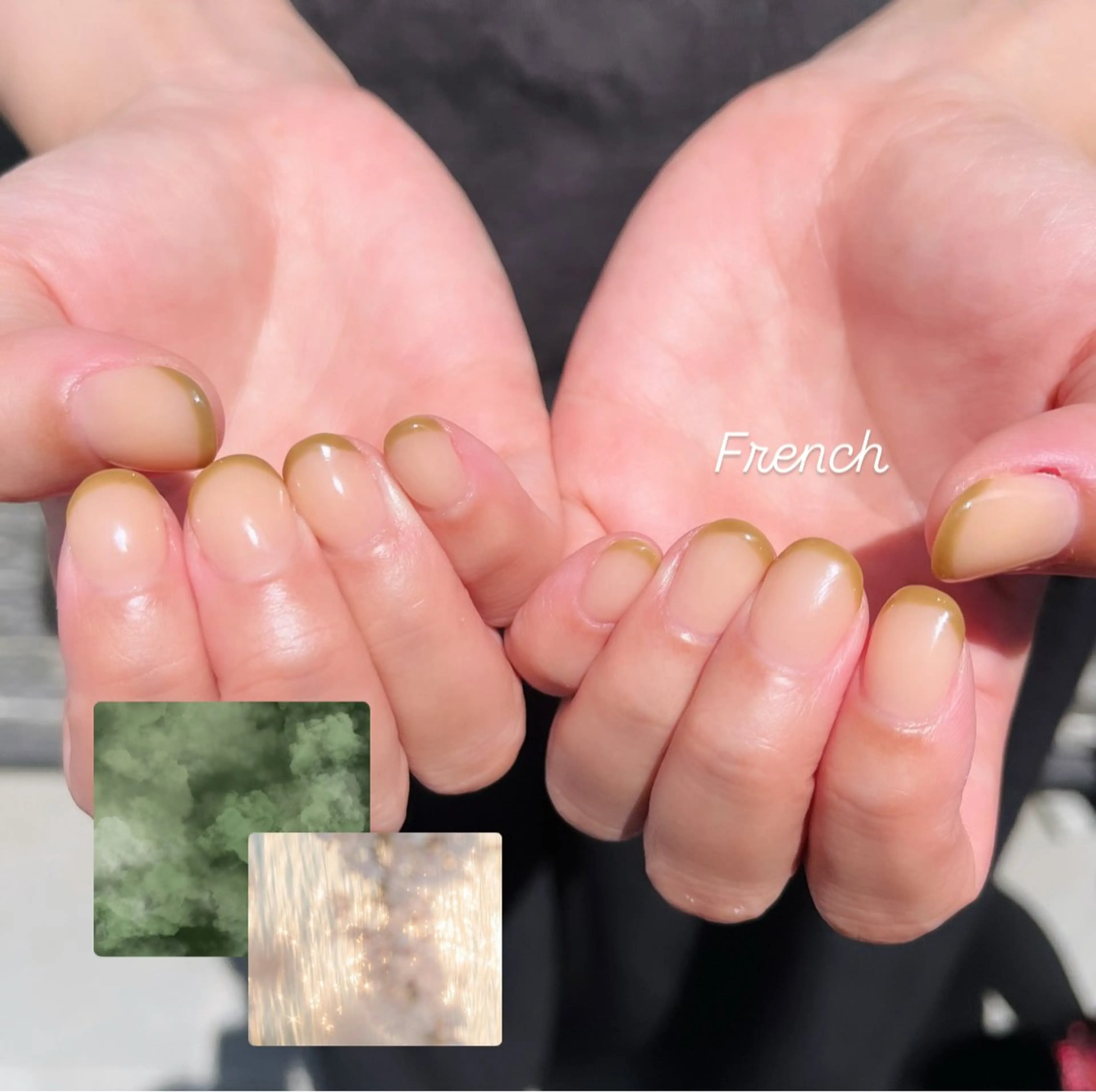 ネイル フレンチネイル ハンドネイル HazeGrass NAILのネイルデザイン
