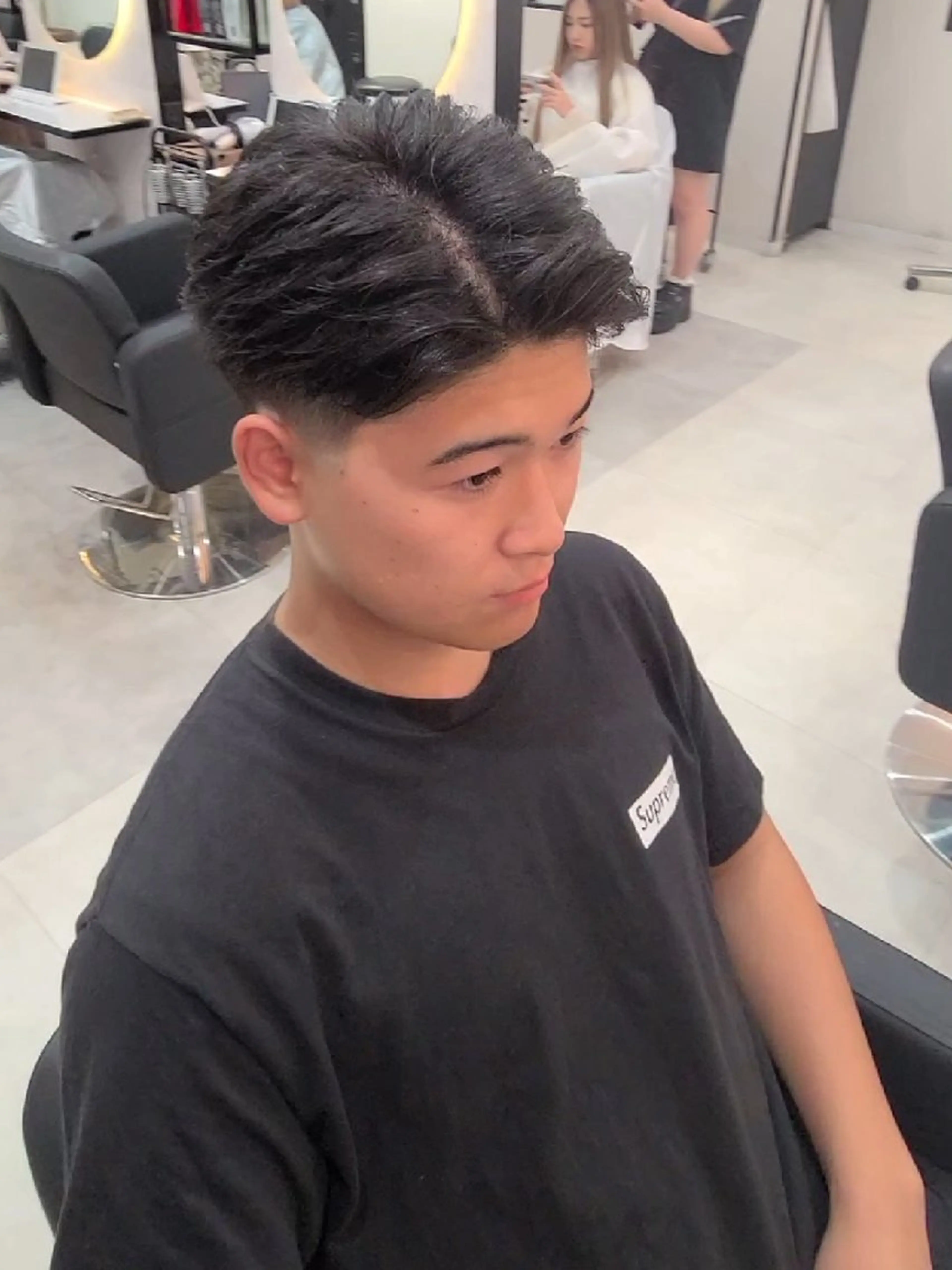 メンズ ショート ショートヘア カット ヘアセット Lapis 名古屋駅前店所属・LEN名古屋/パーマ メンズ特化美容師のヘアスタイル
