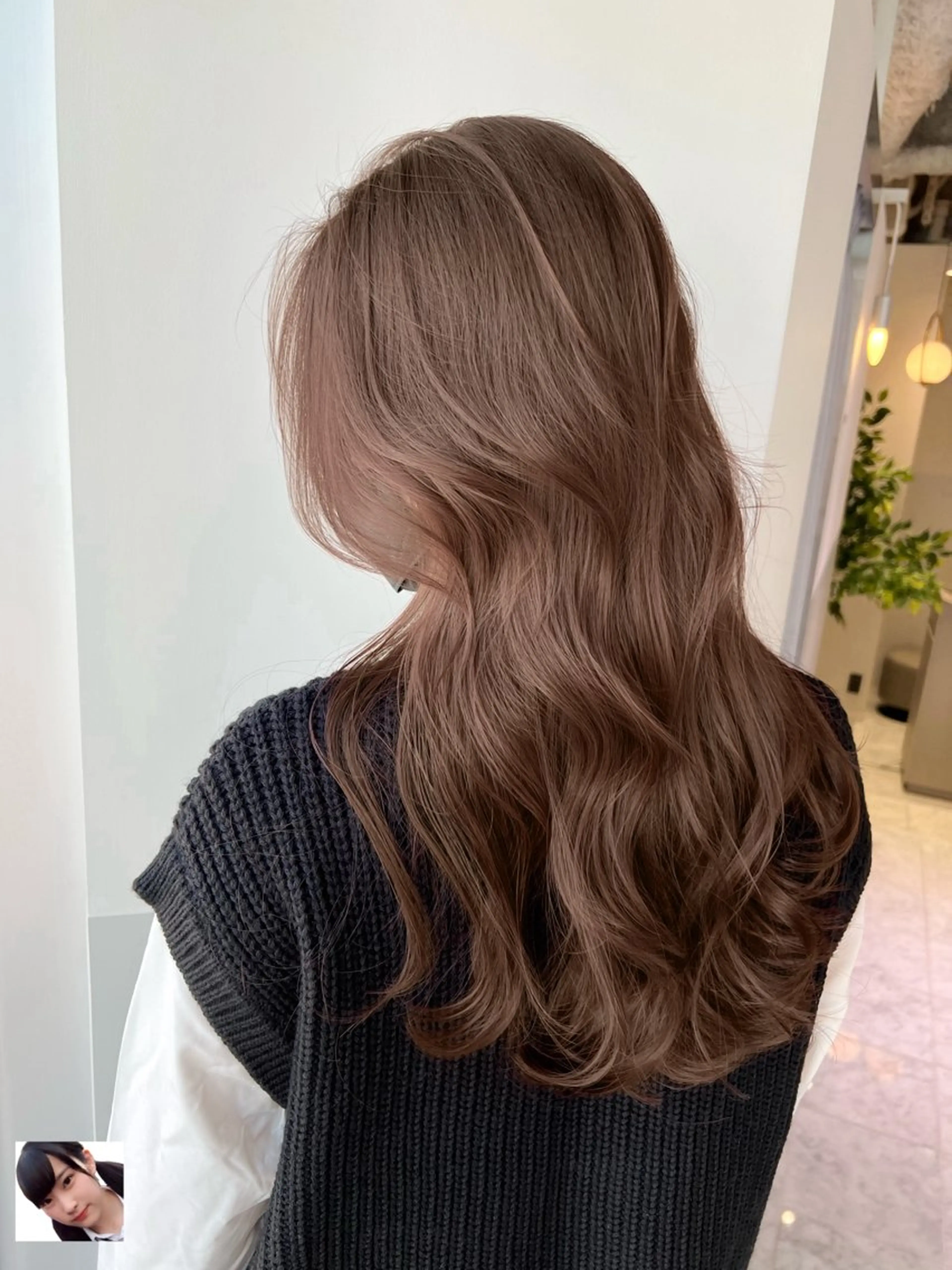ロング カラー ヘアカラー 顔まわりの神様 藤嶋秀幸のヘアスタイル