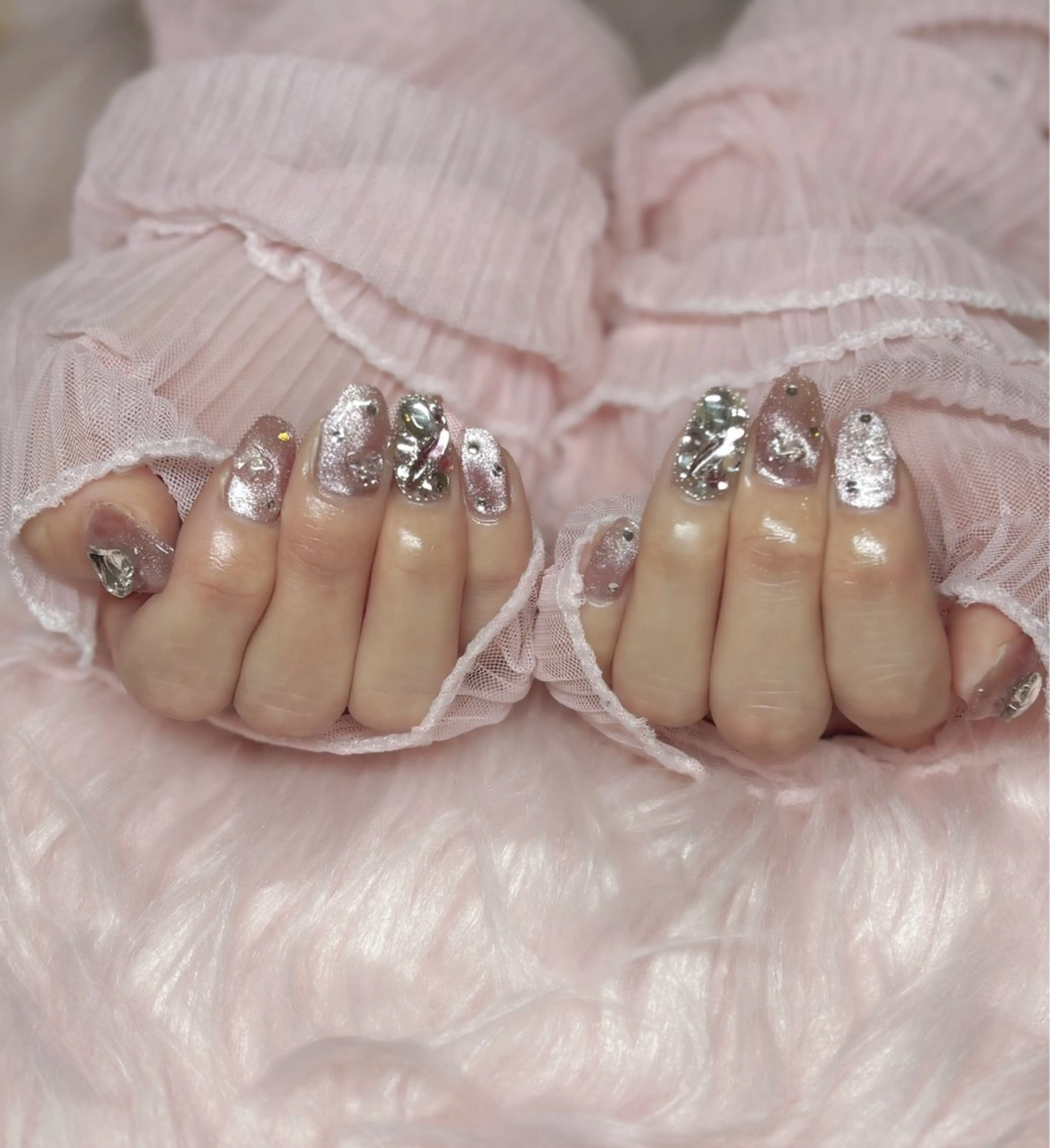 ネイル ピンク ハンドネイル Nail Salon macherieのネイルデザイン