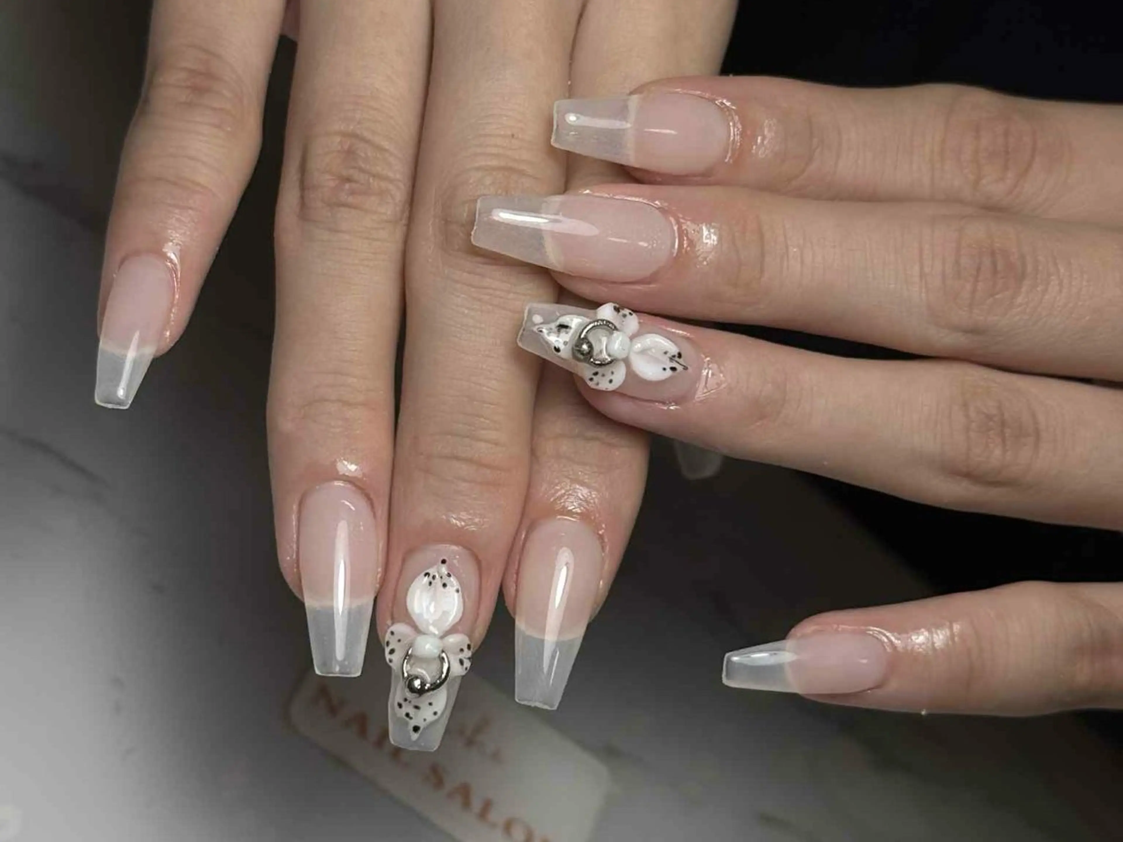 ネイル アートネイル フレンチネイル ジェルネイル グラデーション 韓国ネイル ハンドネイル Nail Salon Kihi さくらのネイルデザイン
