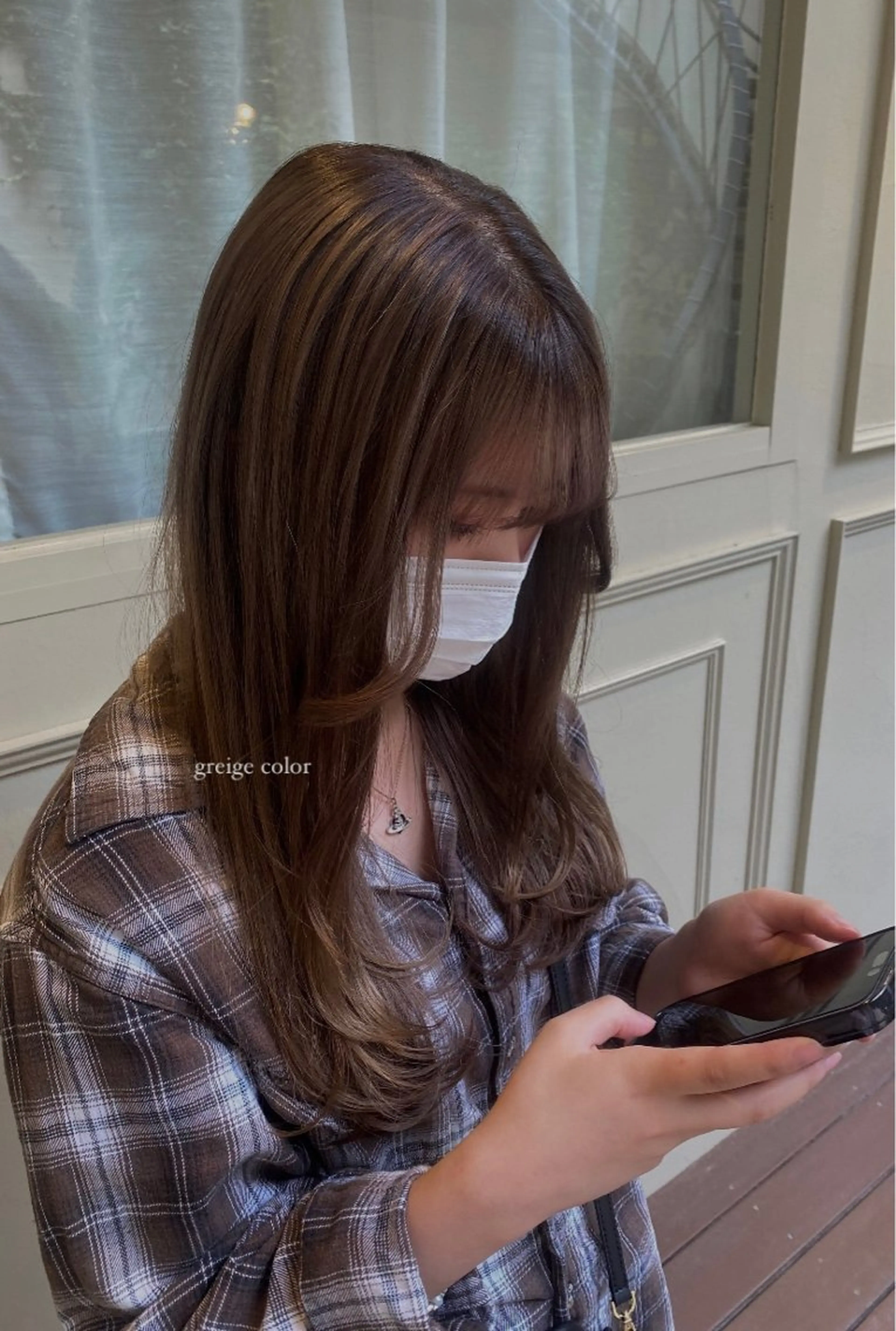 カラー 透明感カラー オレンジ ヘアカラー elima所属・elima. yuan୨୧⟡.·のヘアスタイル