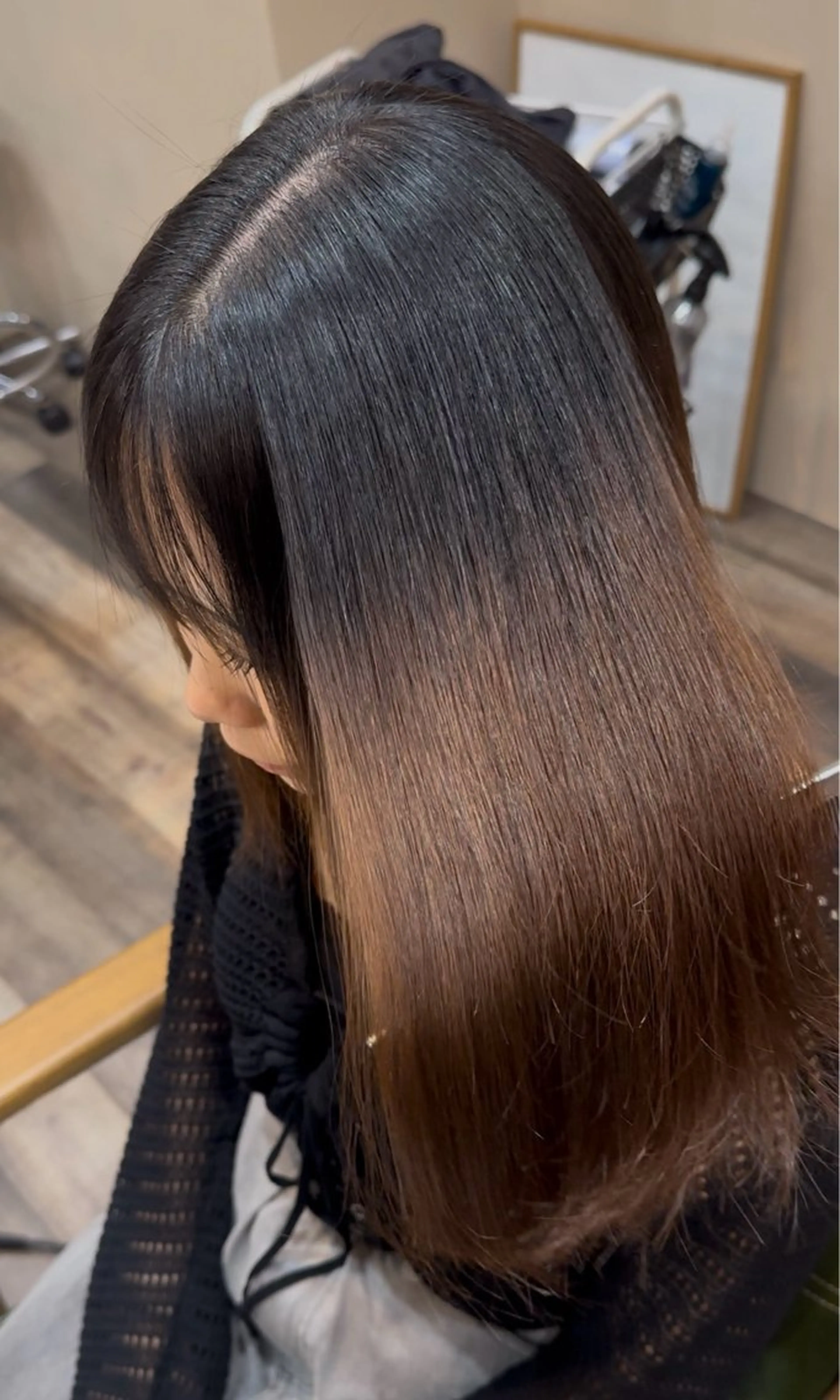 セミロング 縮毛矯正 トリートメント 曲がる縮毛矯正/ 髪質改善/札幌大通りのヘアスタイル