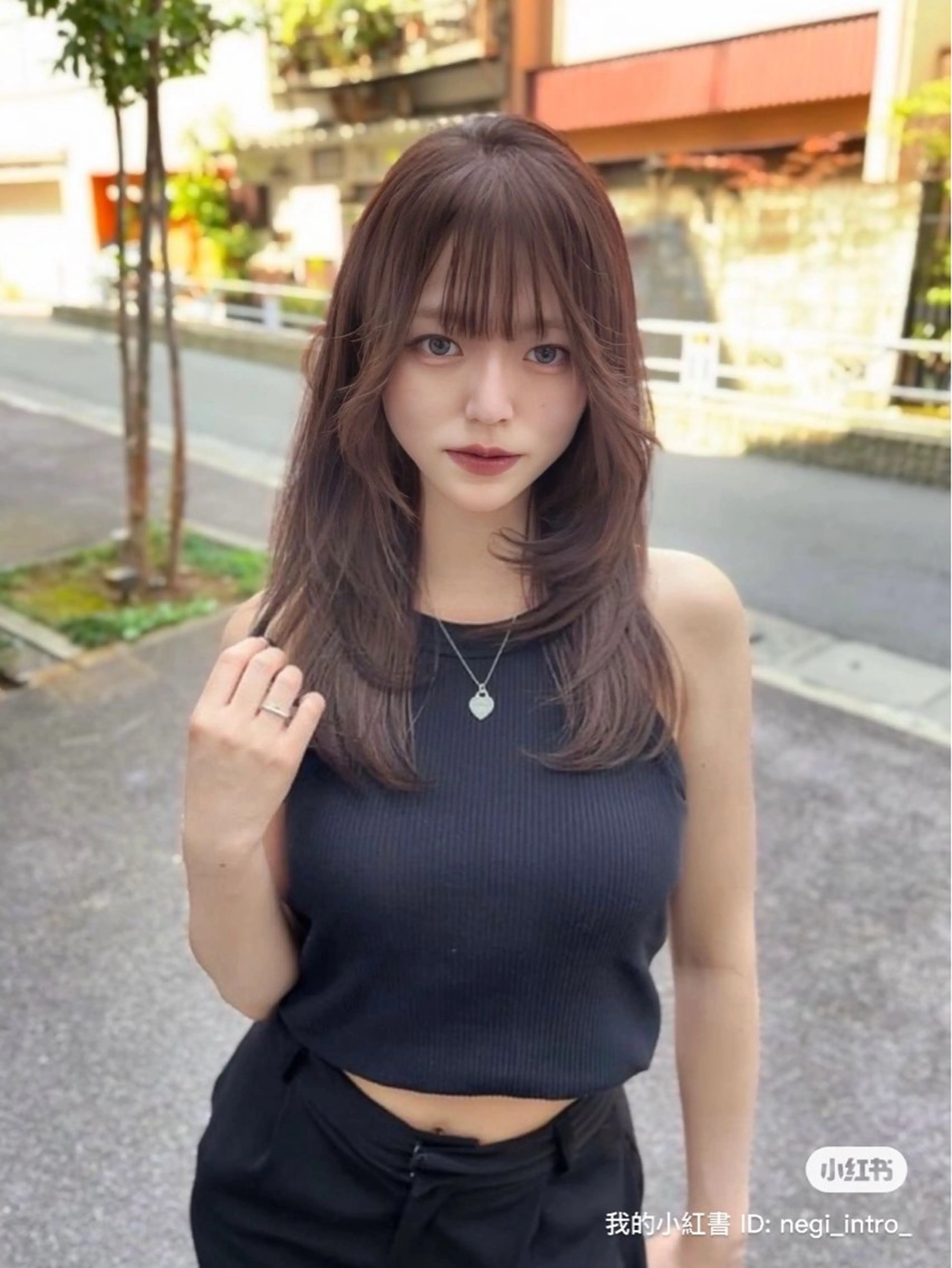 セミロング カラー INTRO.by Fi-Ne所属・韓国ヘア 店長NEGIのヘアスタイル