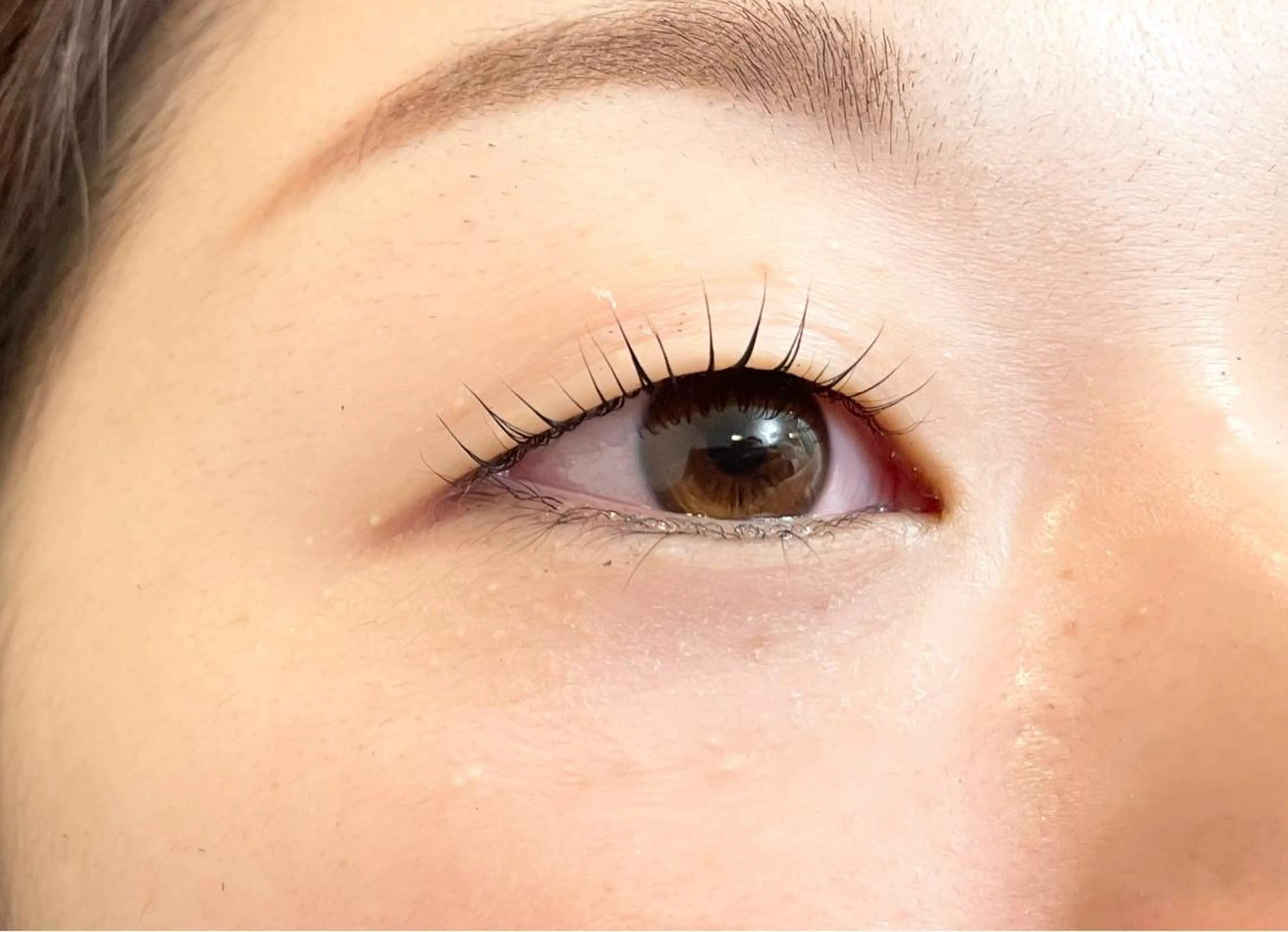 マツエク・マツパ Lカール 一重×まつ毛パーマ マツパ eye  salon HUIのマツエク・マツパデザイン