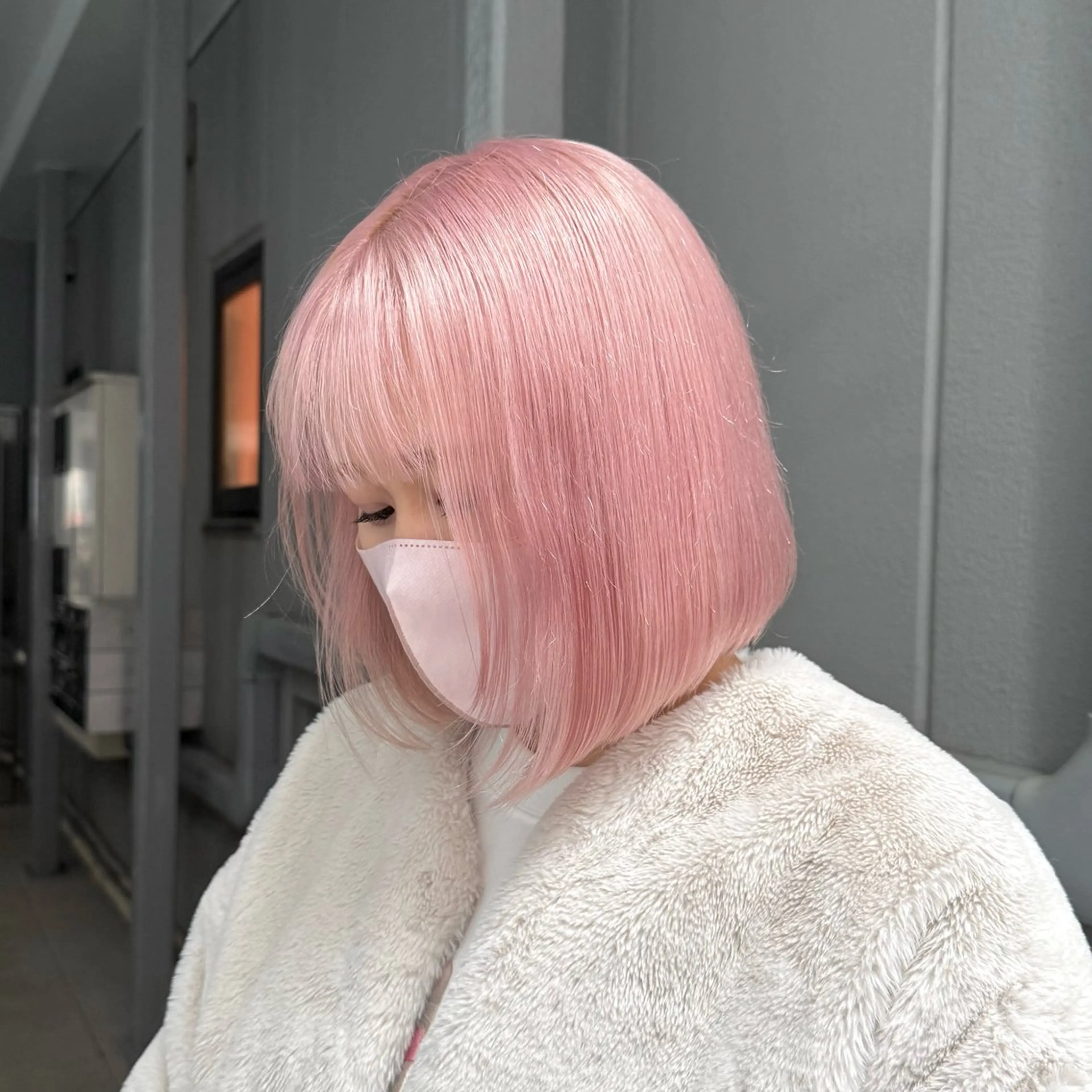 ロング カラー ピンクカラー ホワイトピンク 🫧ブロンド /寒色系🫧れいのヘアスタイル