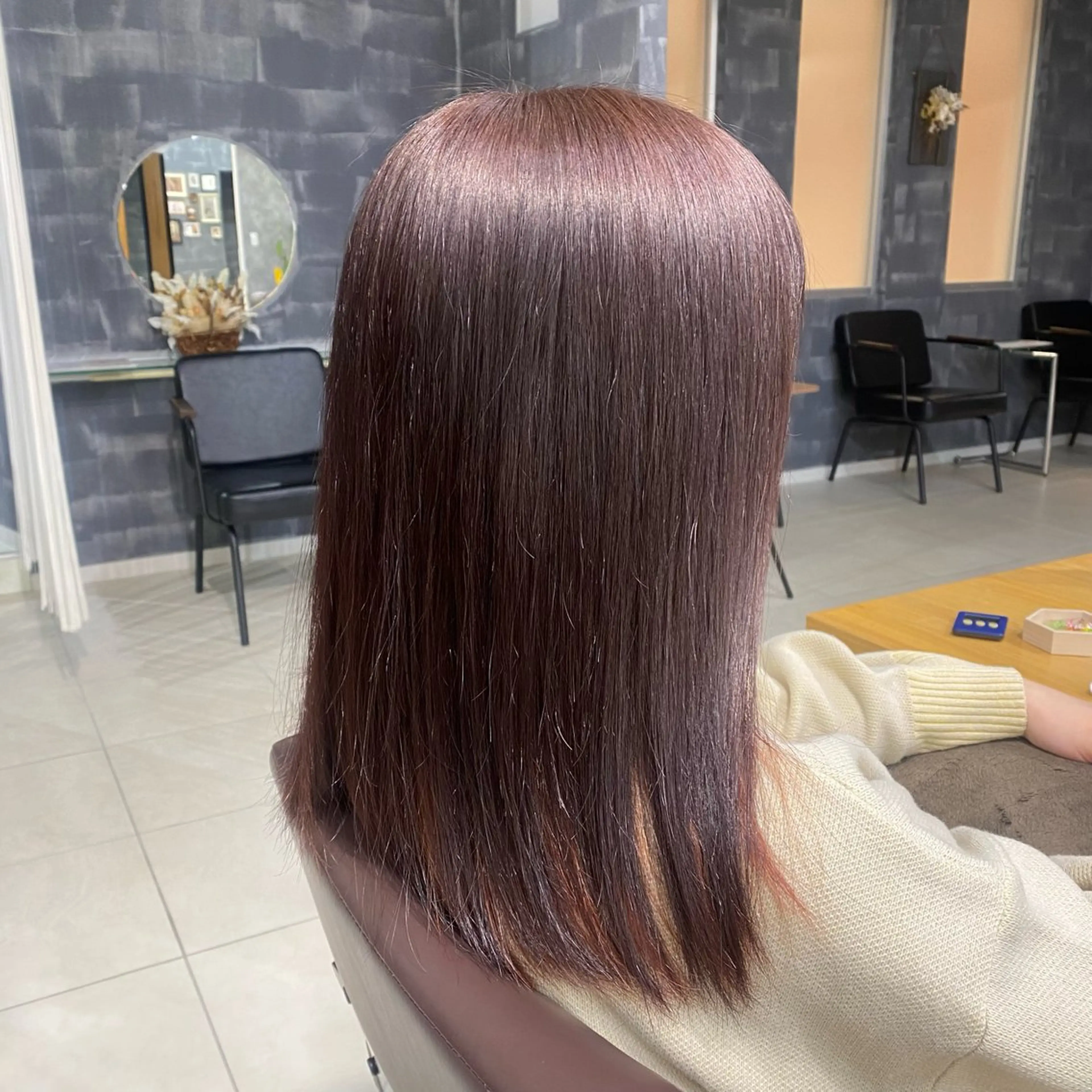 ロング カラー 🪼かえで🪼臼井 カラー/縮毛矯正のヘアスタイル