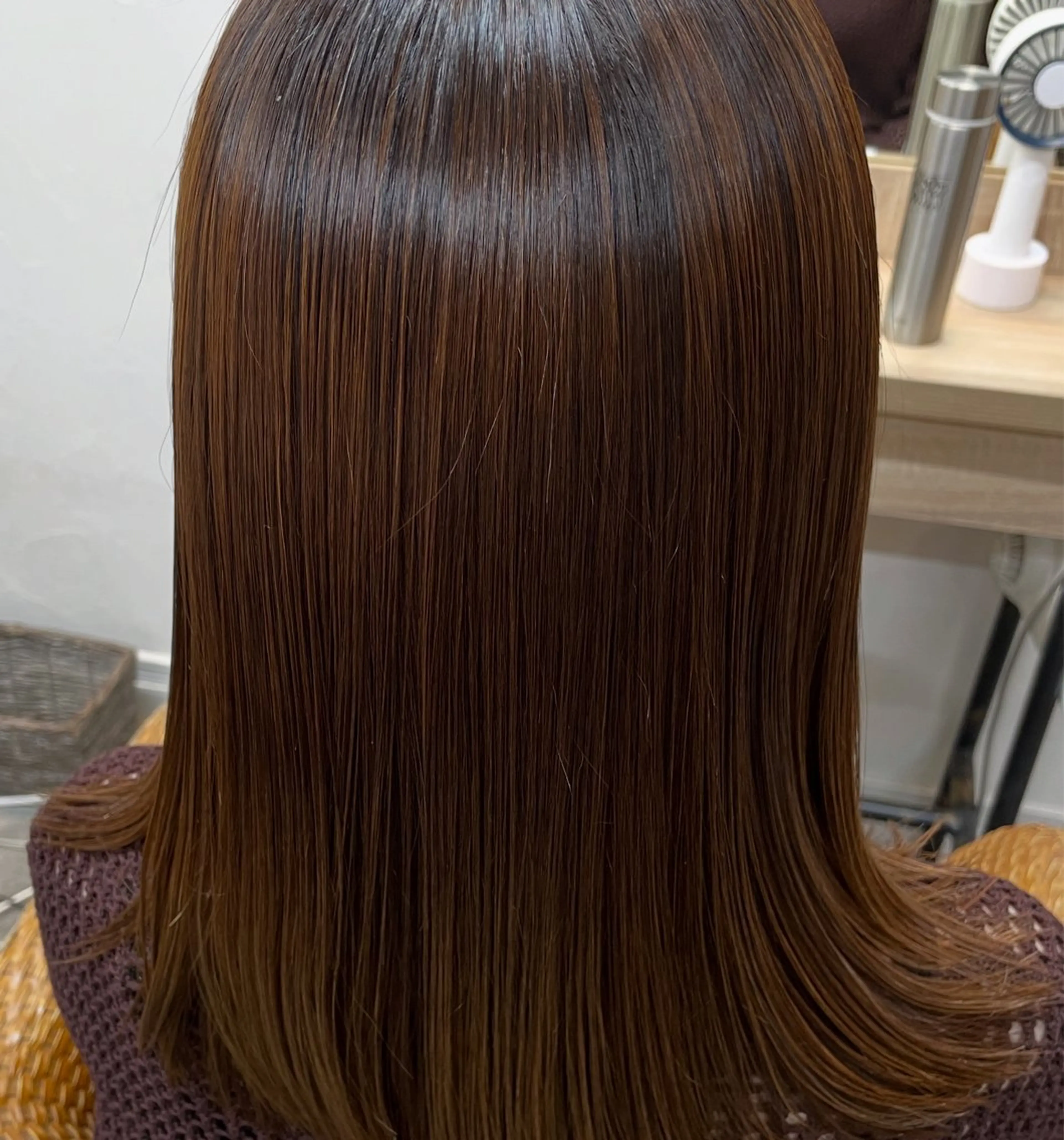 セミロング 松木 信也のヘアスタイル