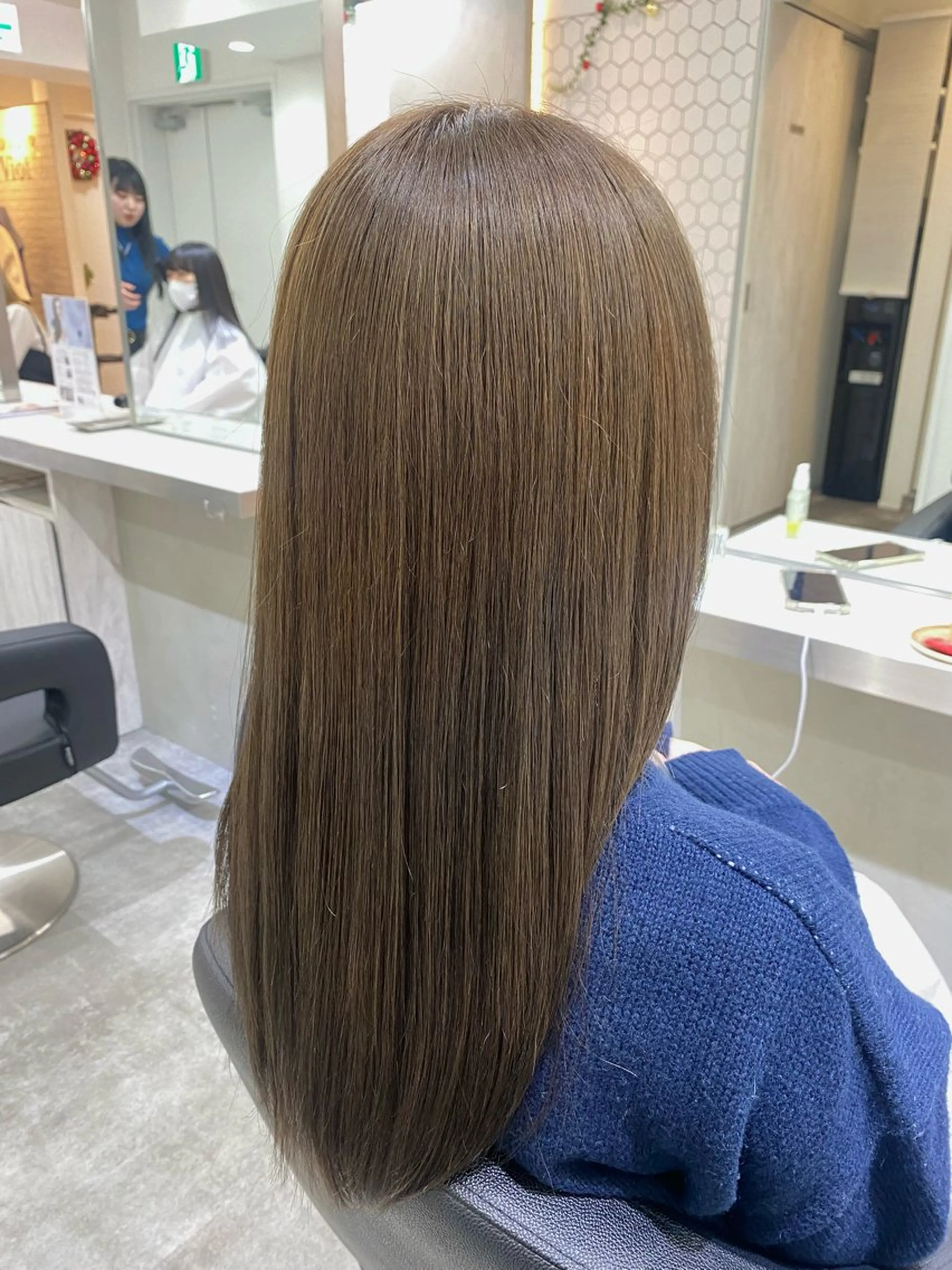 ロング カラー ヘアカラー トリートメント 銀座 キュアリスト/ nanaco🦔のヘアスタイル