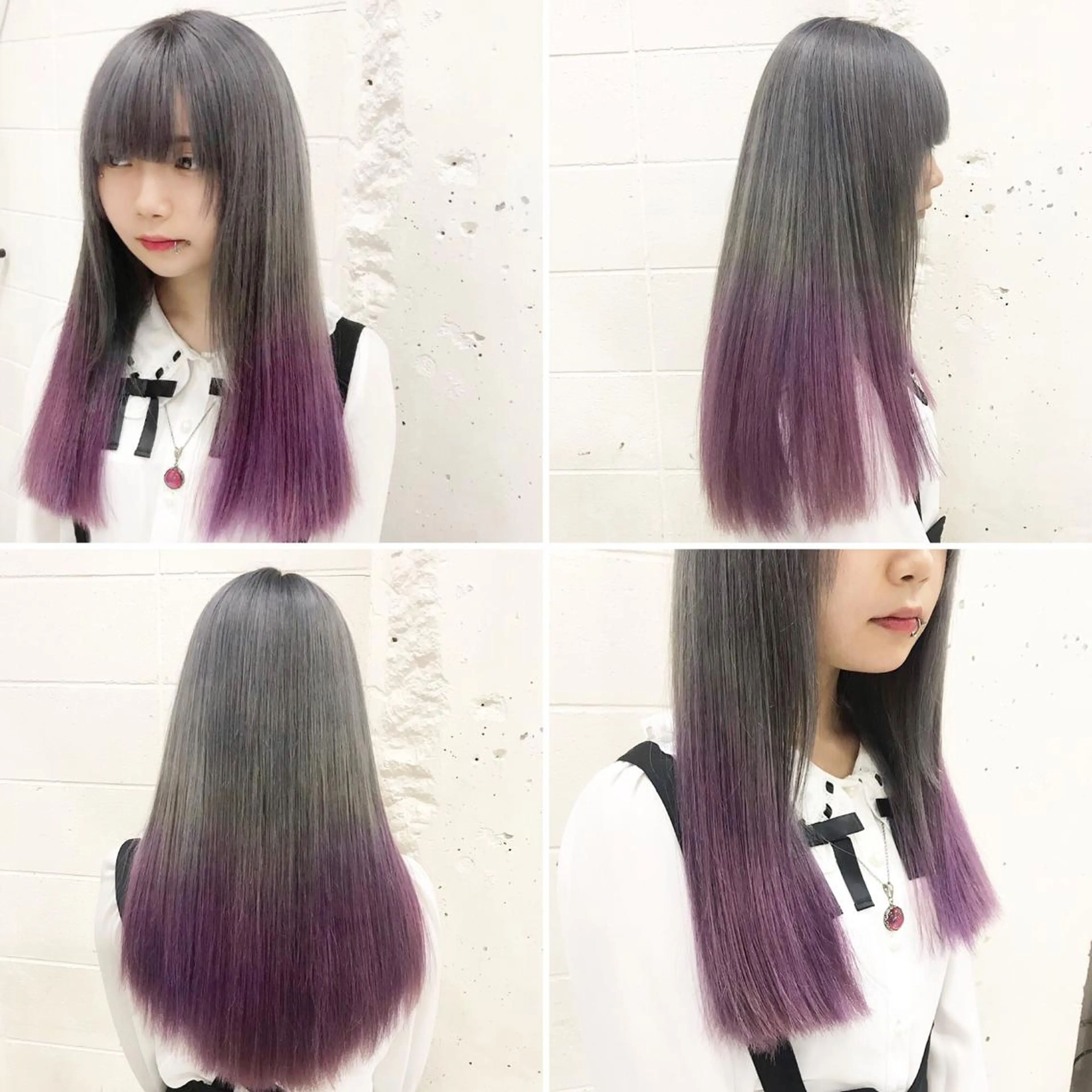 ロング カラー ヘアカラー トリートメント "PEPPU "所属・派手髪、ハイトーン ショートヘアShinのヘアスタイル