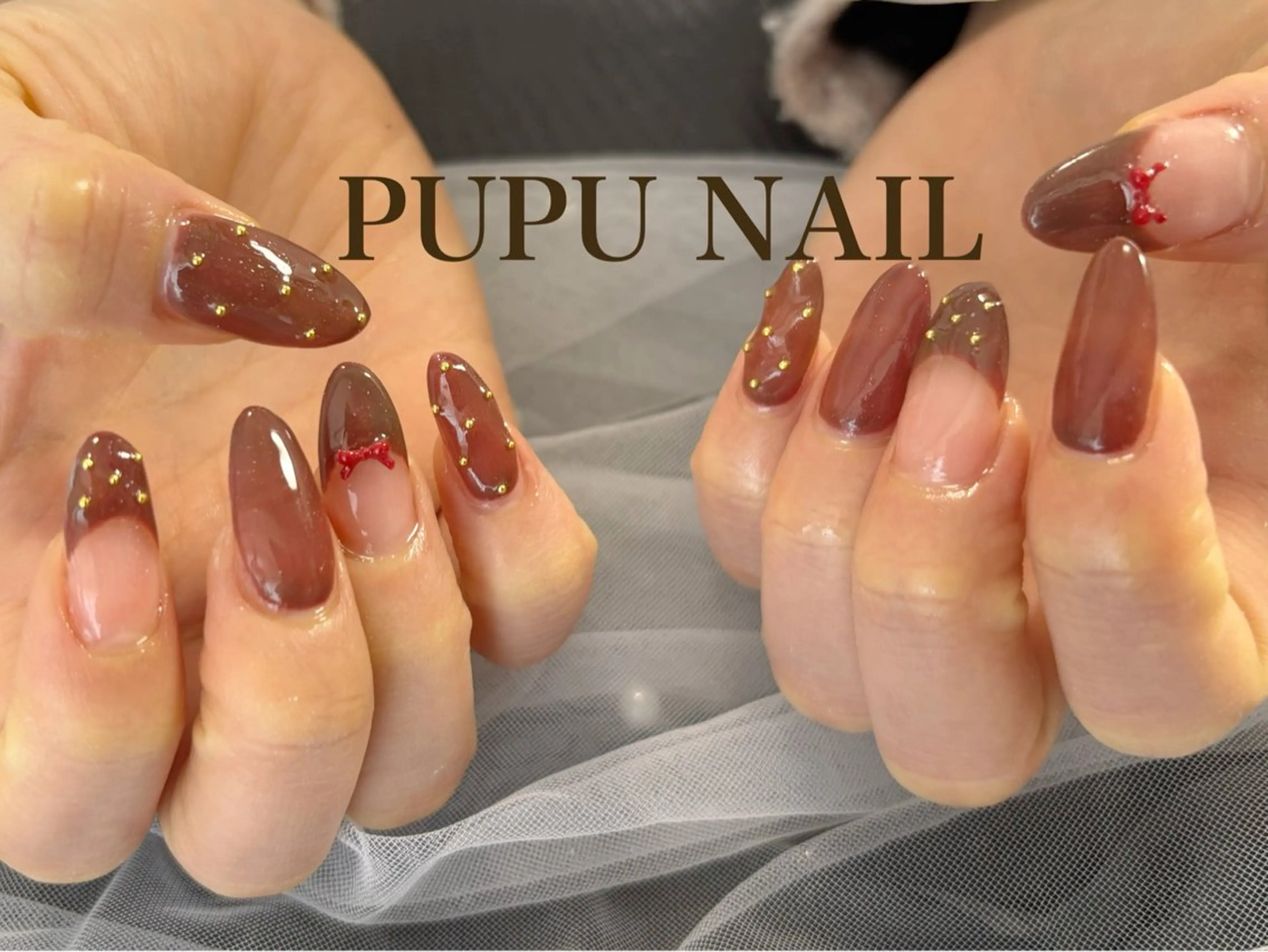 セミロング ハンドネイル kido chieのネイルデザイン