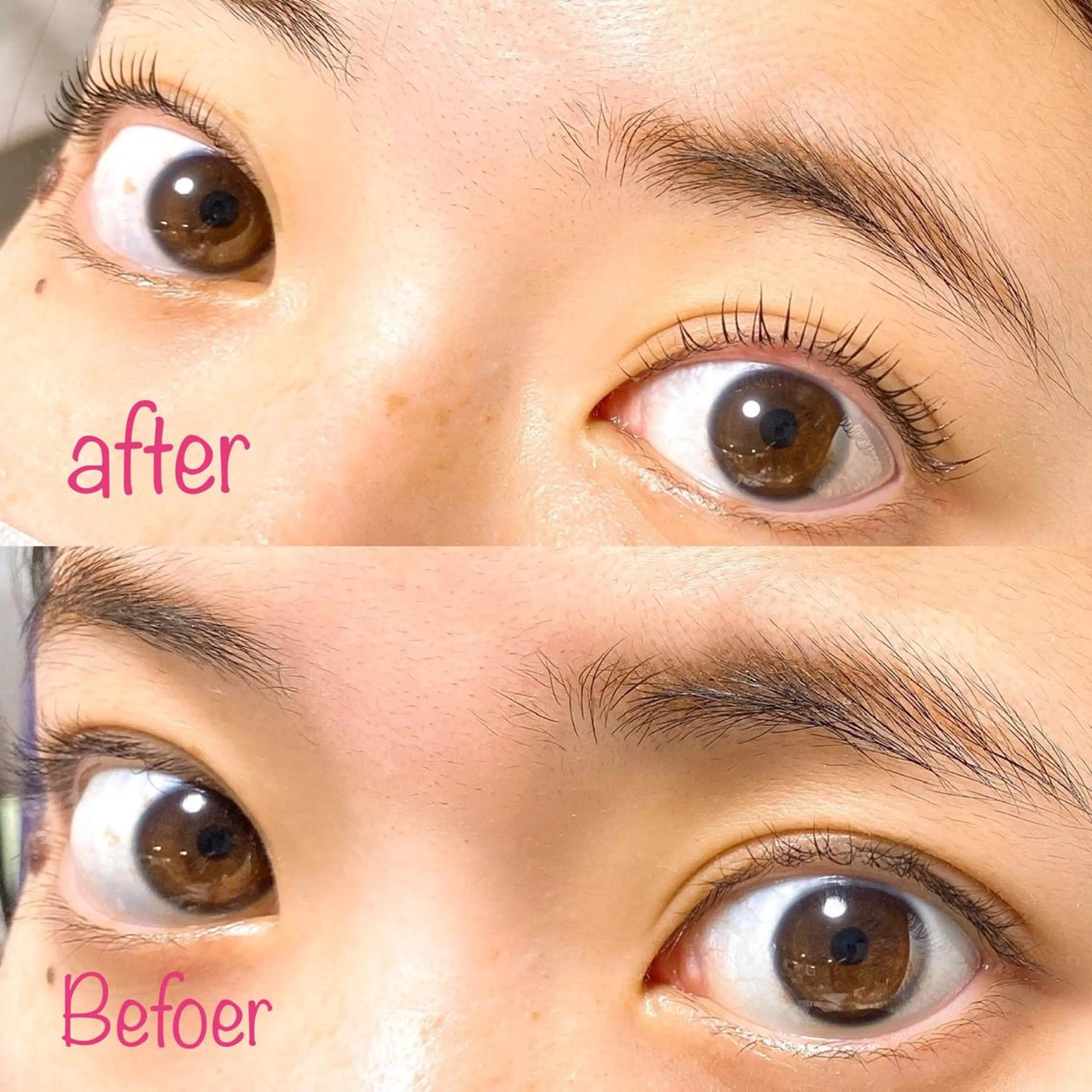 マツエク・マツパ パリジェンヌラッシュリフト 一重×まつ毛パーマ and me 月島店 アイリストchiyoの眉毛・アイブロウイメージ