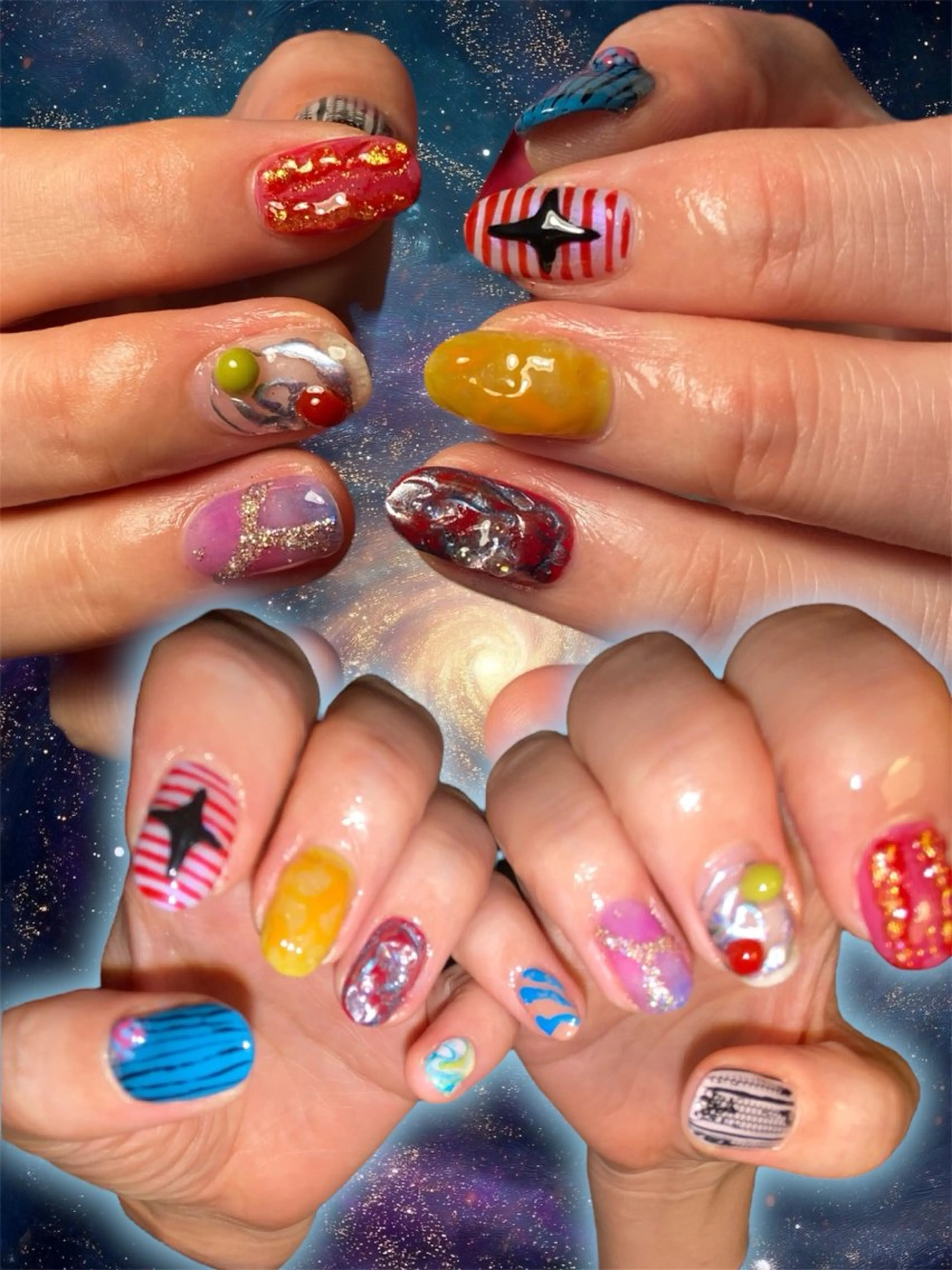 ネイル ハンドネイル NICO nail　三軒茶屋店　ネイル＆アイラッシュ所属・oichan 𖦹°‧のネイルデザイン