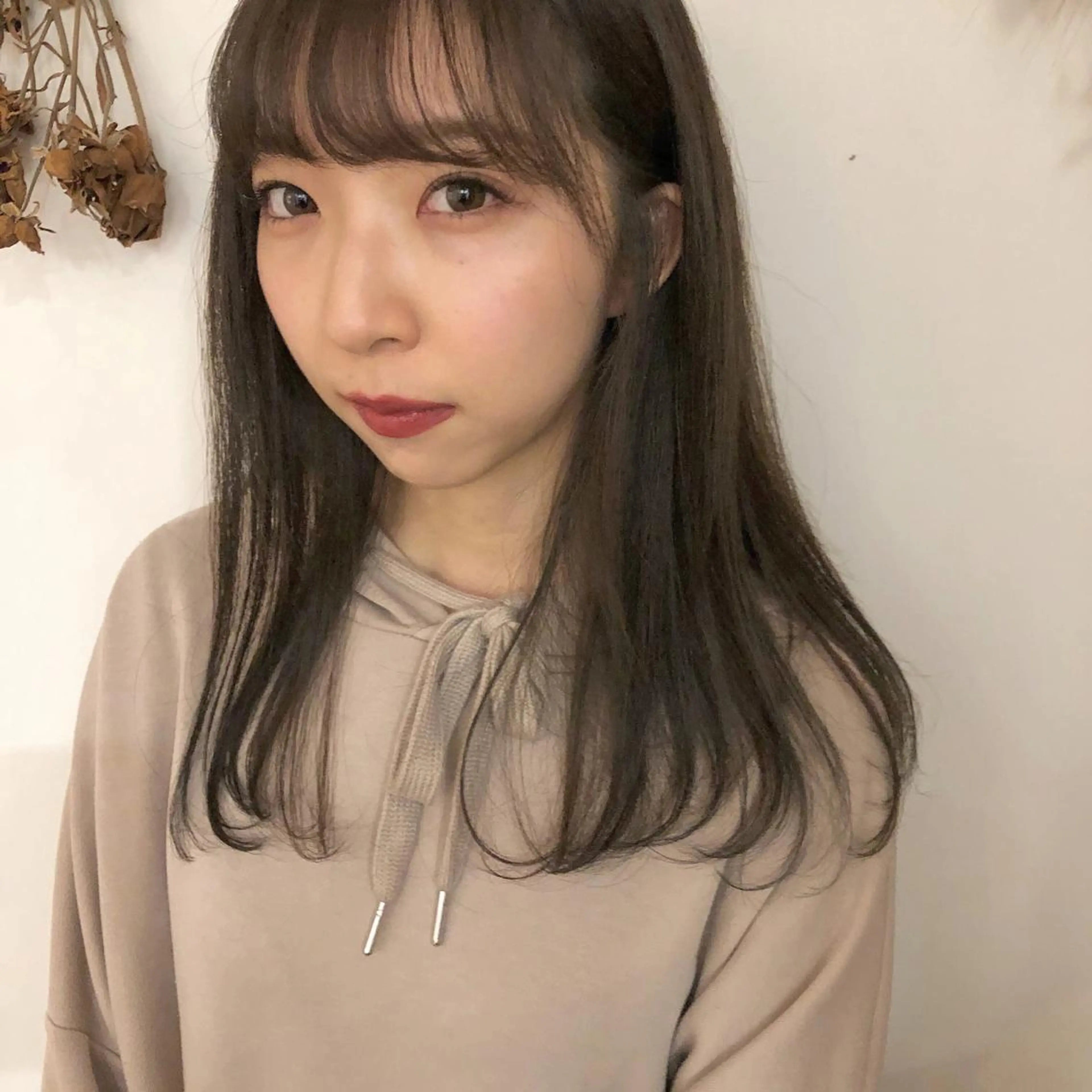 ロング カラー アッシュ オリーブアッシュ お顔まわりカット/ 暖色カラー🍑Amiのその他イメージ
