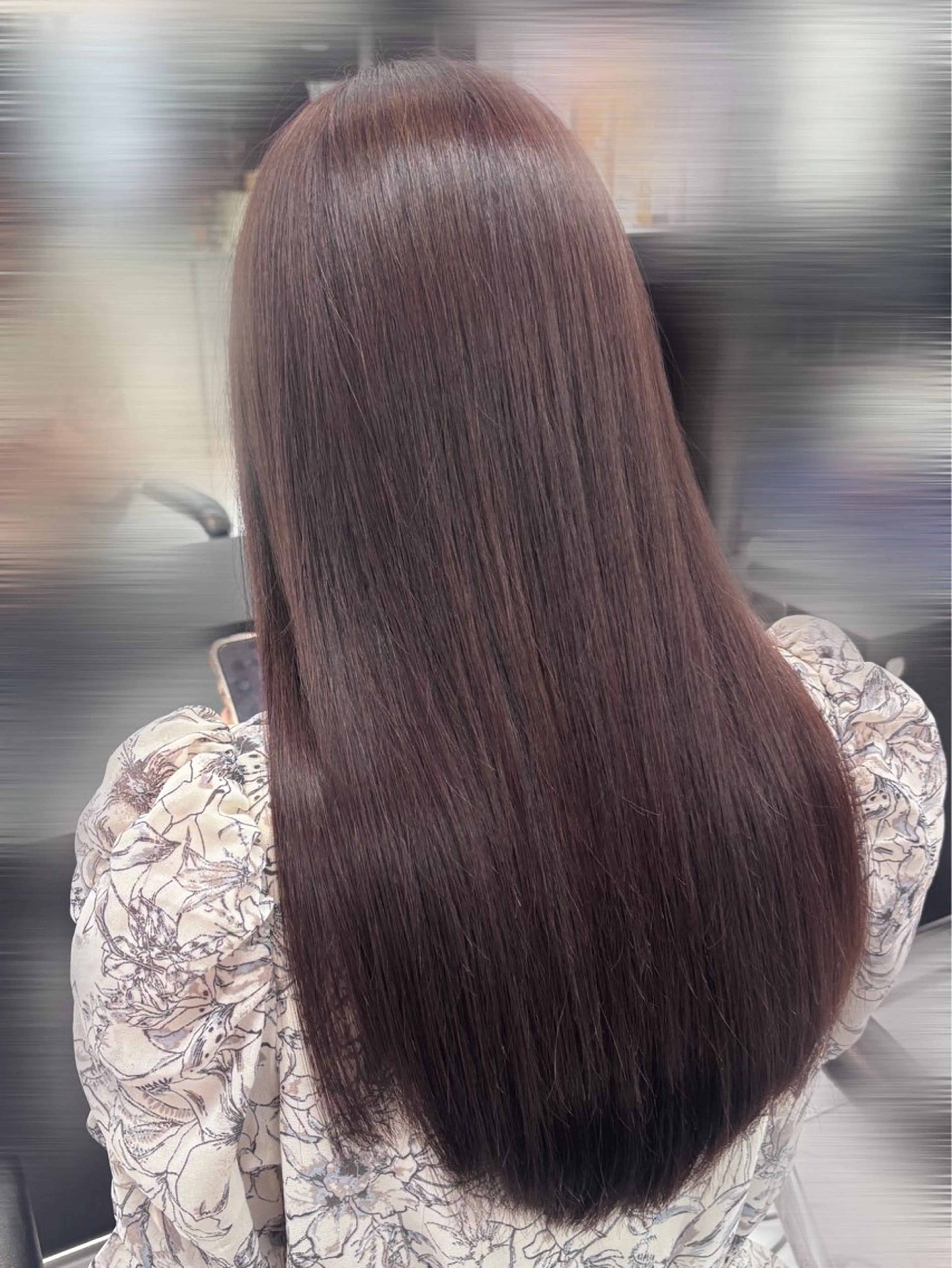 ロング カラー リコ🪐ワンカラー モデル募集のヘアスタイル