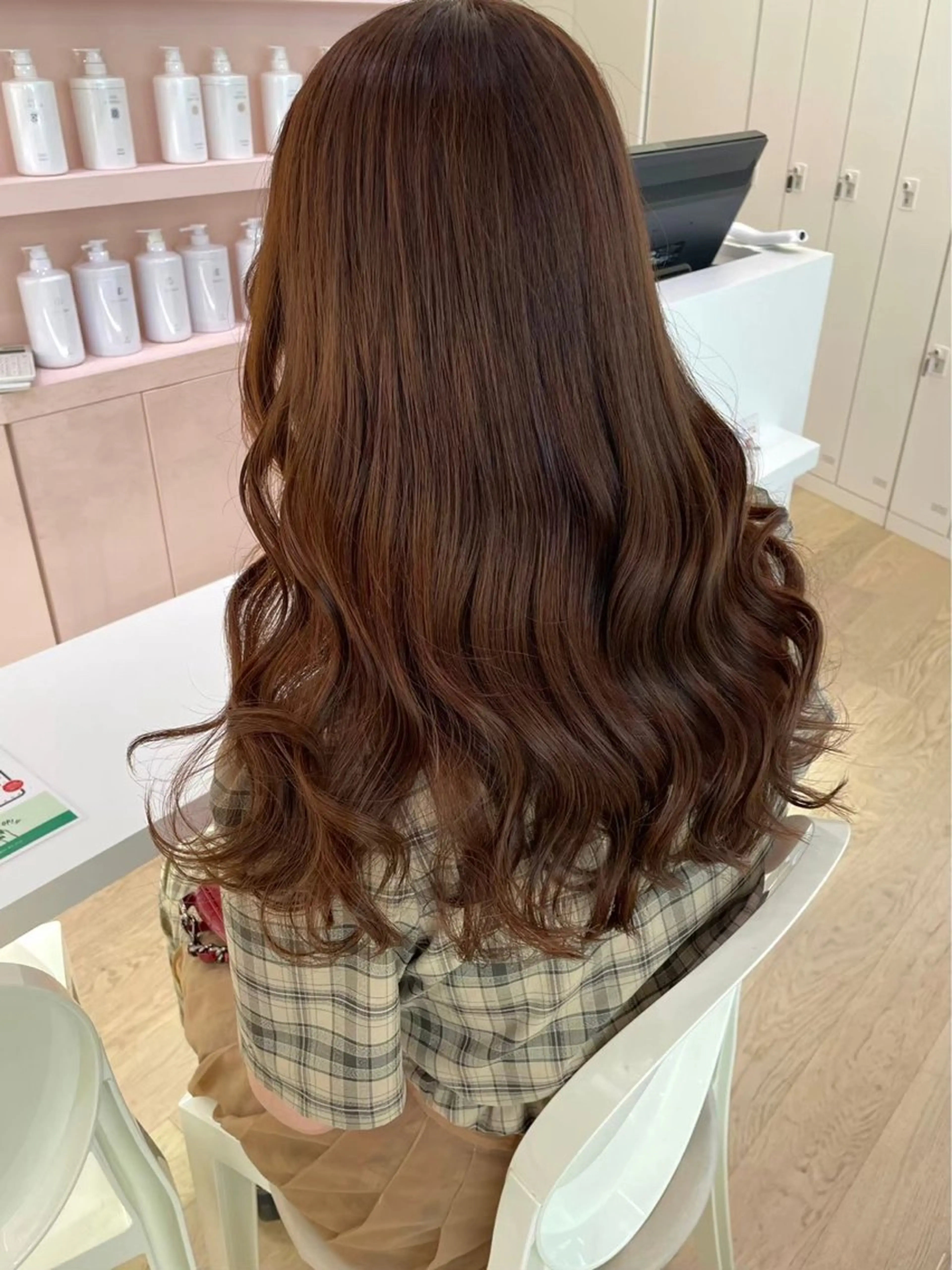 ロング カラー ParveMix🍀 藤原愛未のヘアスタイル