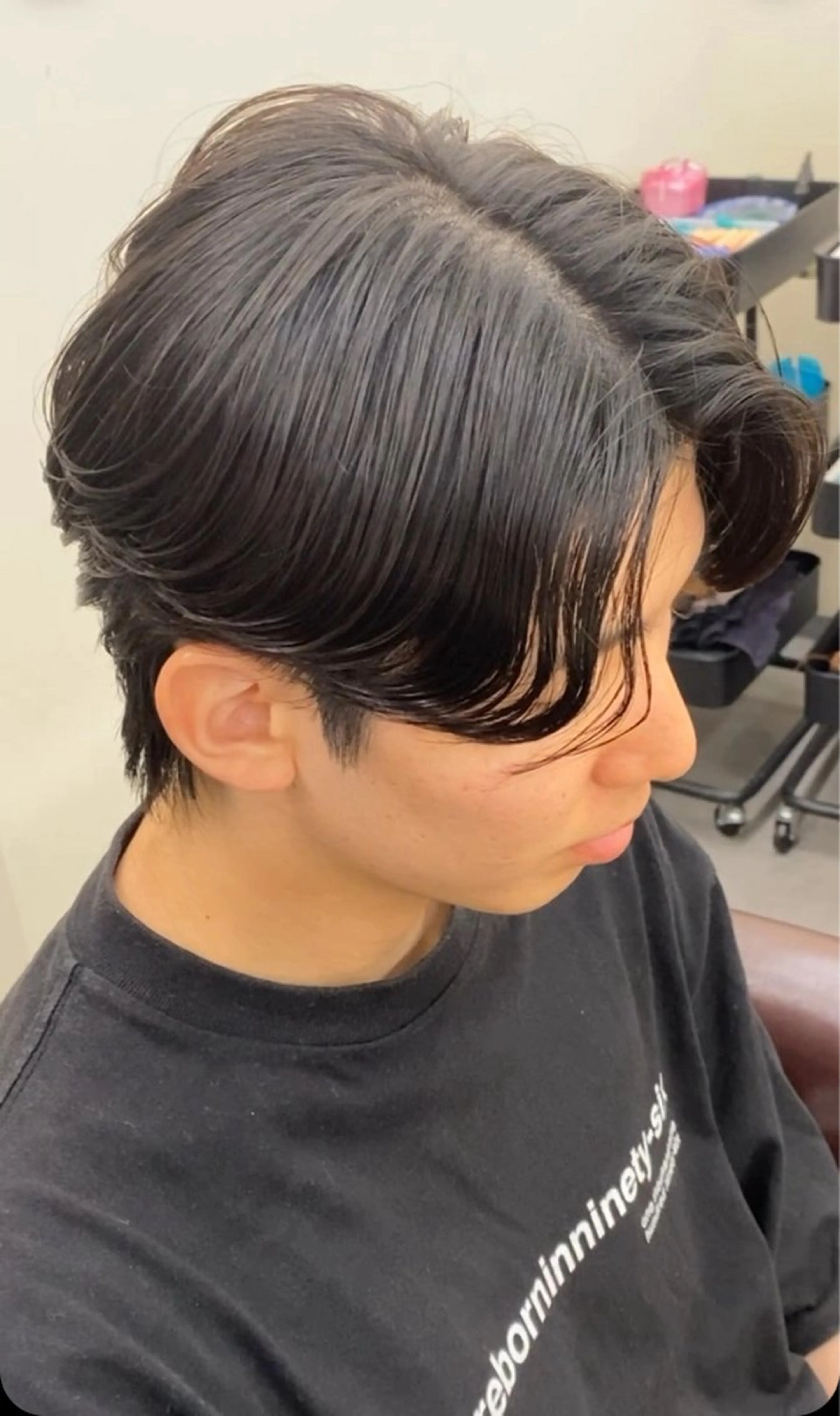 ミディアム カラー パーマ ヘアアレンジ メンズ キッズ カット パーマ KING of hair by NOISMメンズサロン梅田茶屋町店所属・茶屋町メンズサロン 小野湧翔のヘアスタイル