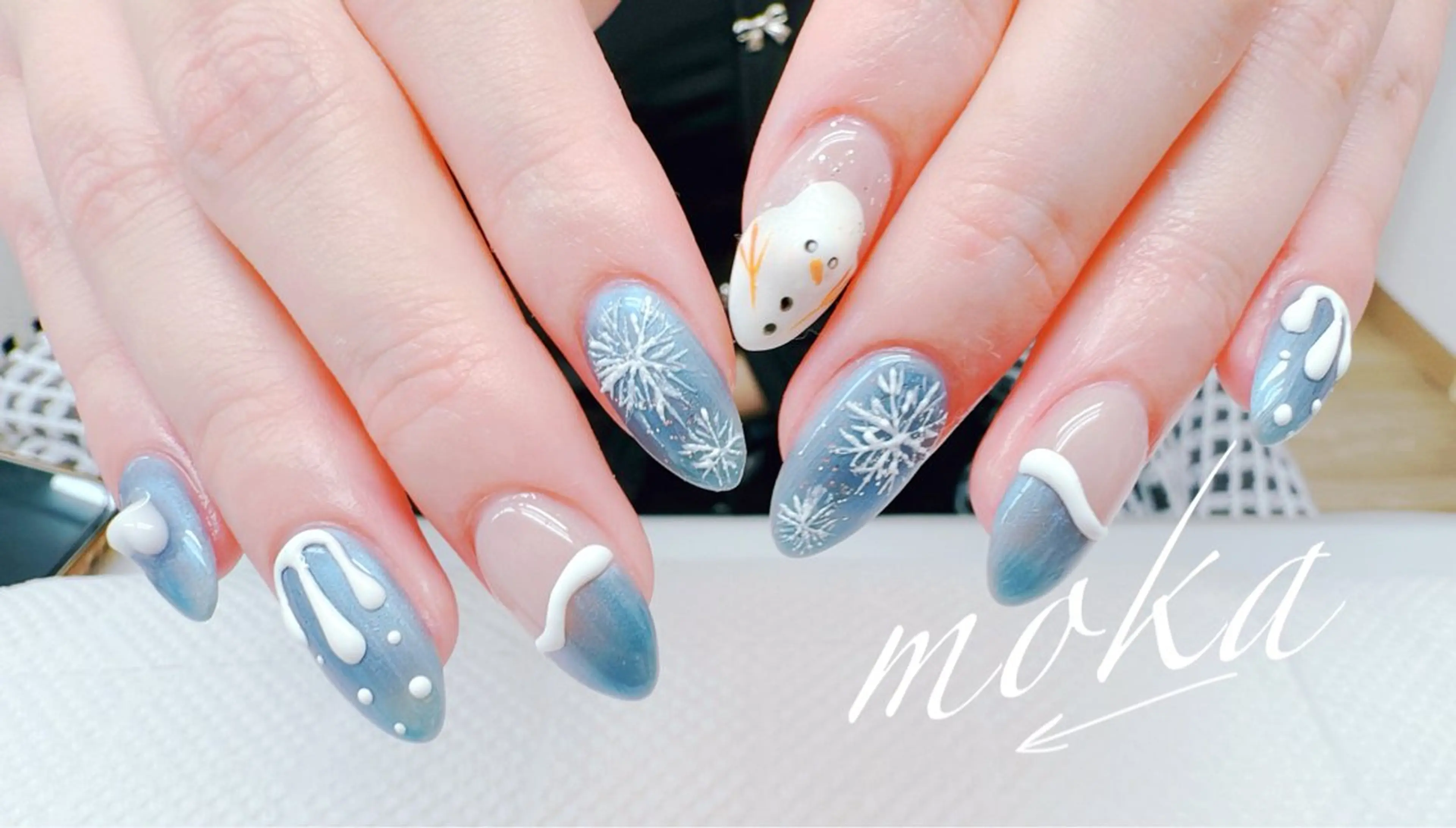 ネイル ハンドネイル ハンドケア 胡蝶蘭レディースサロ ンNailMOKAのネイルデザイン