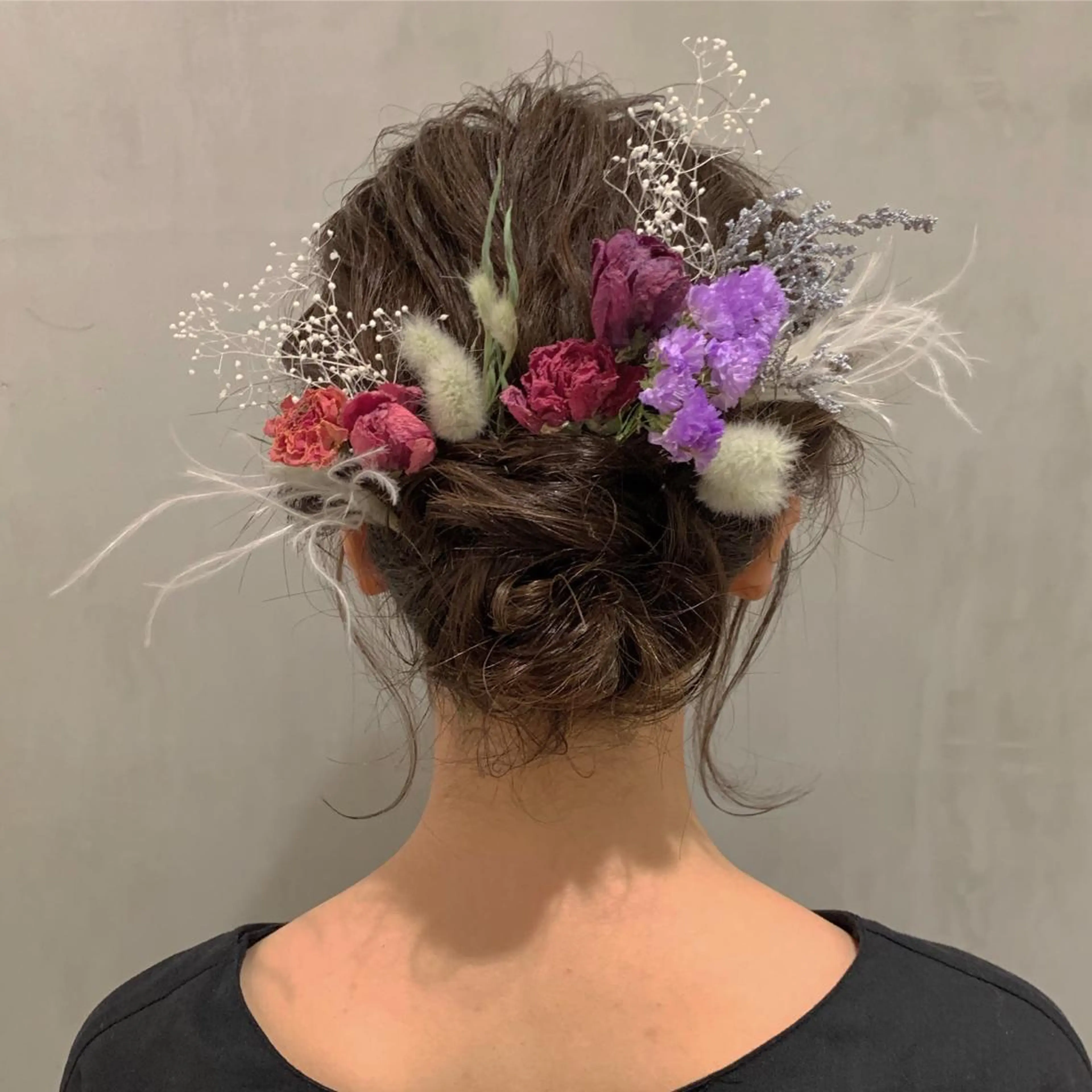 セミロング カラー ヘアアレンジ アンニュイヘア🪽 ayumiのヘアスタイル