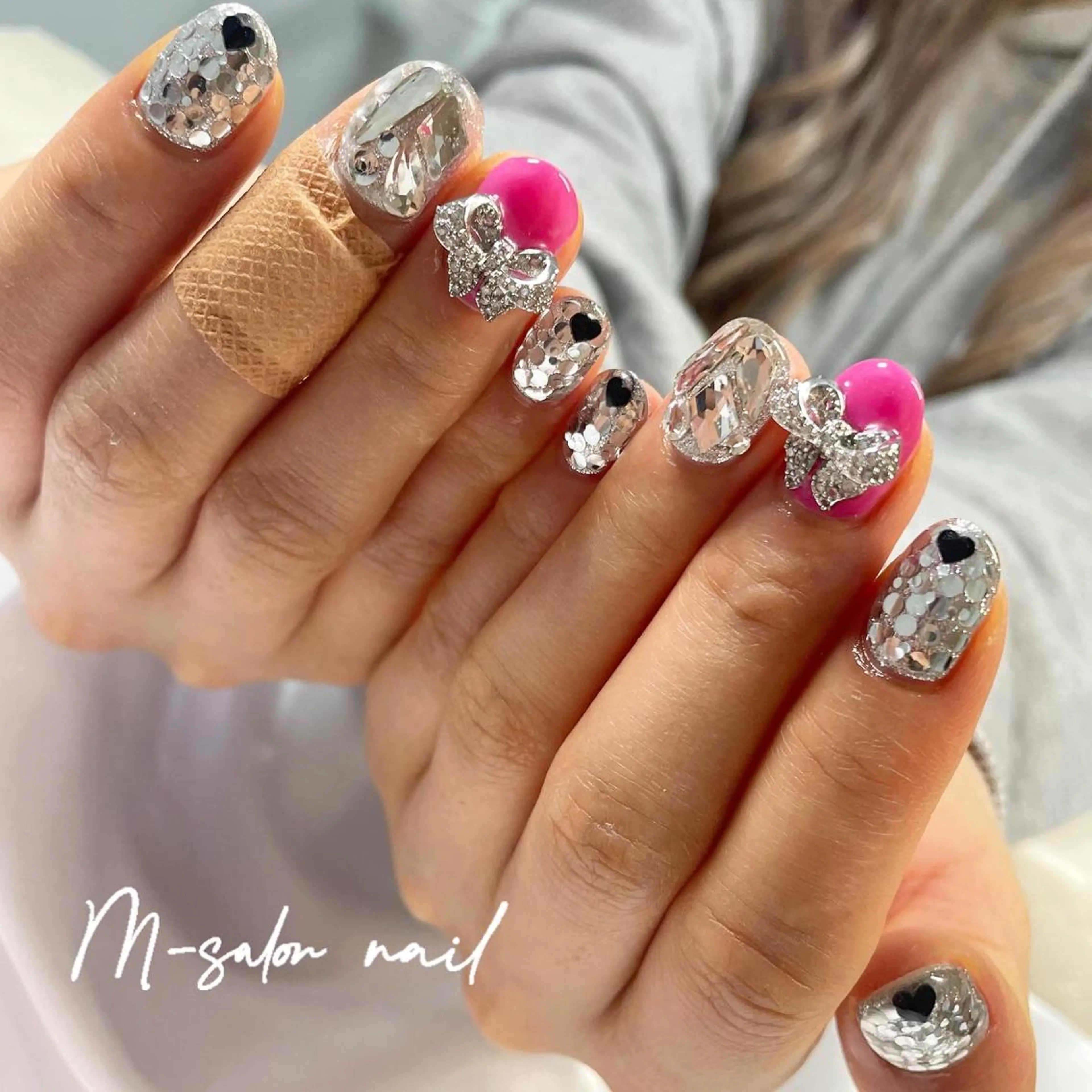 ネイル ハンドネイル 韓国/網紅/パーツ M-salonのネイルデザイン