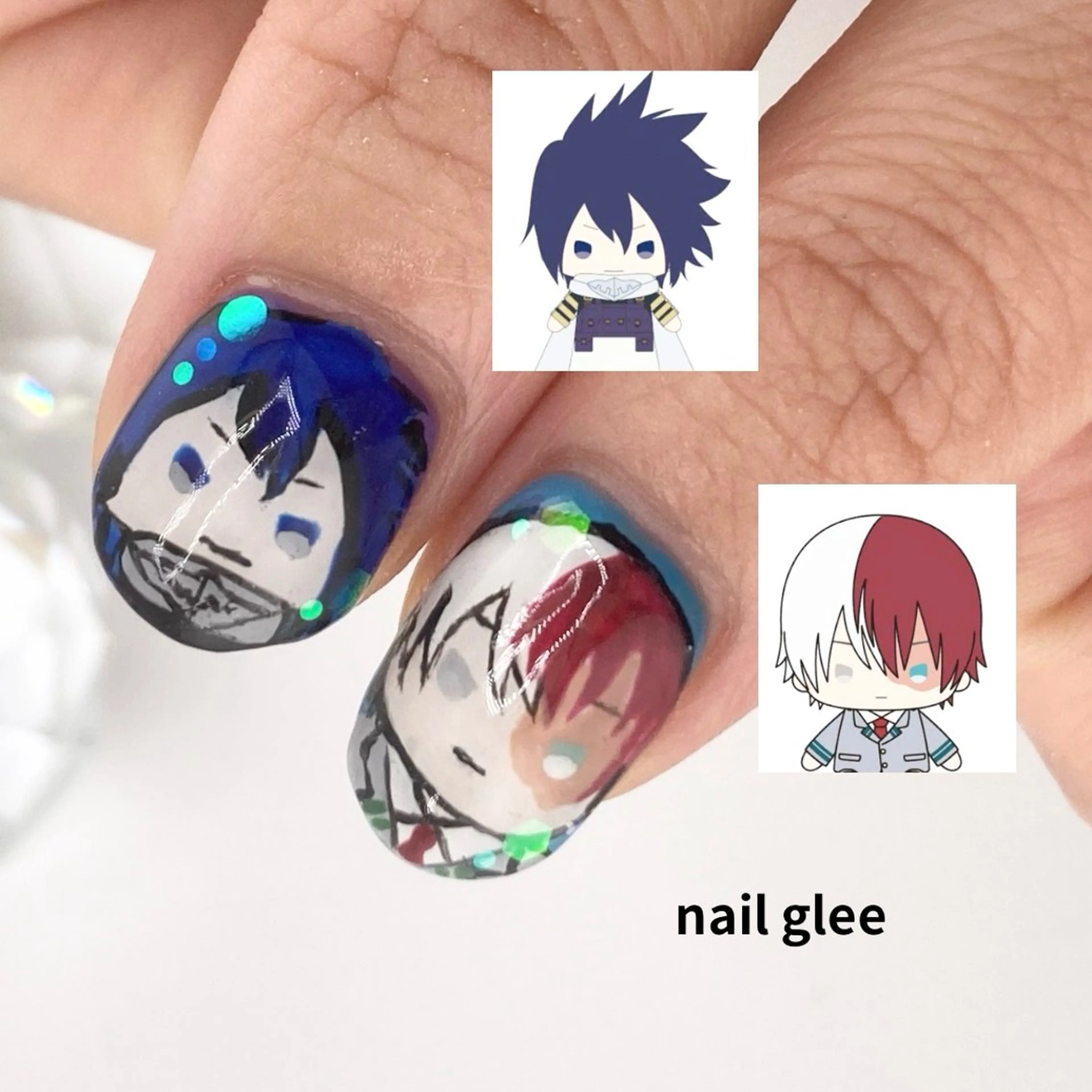 ミディアム ハンドネイル RISA nail gleeのネイルデザイン