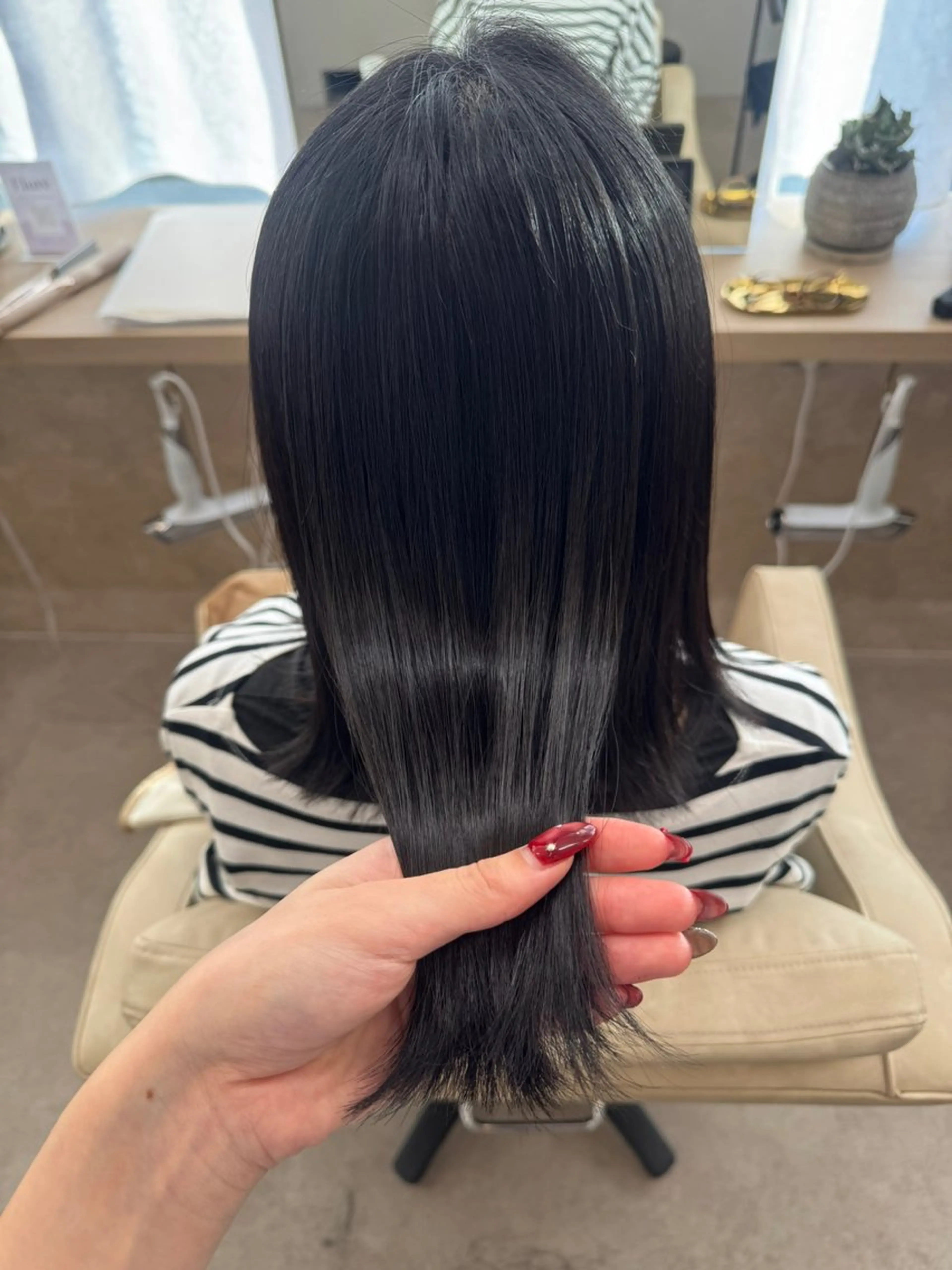 カラー 酸性ストレート りん/ハイトーン💖 🌈アレンジ✨️浜松のヘアスタイル