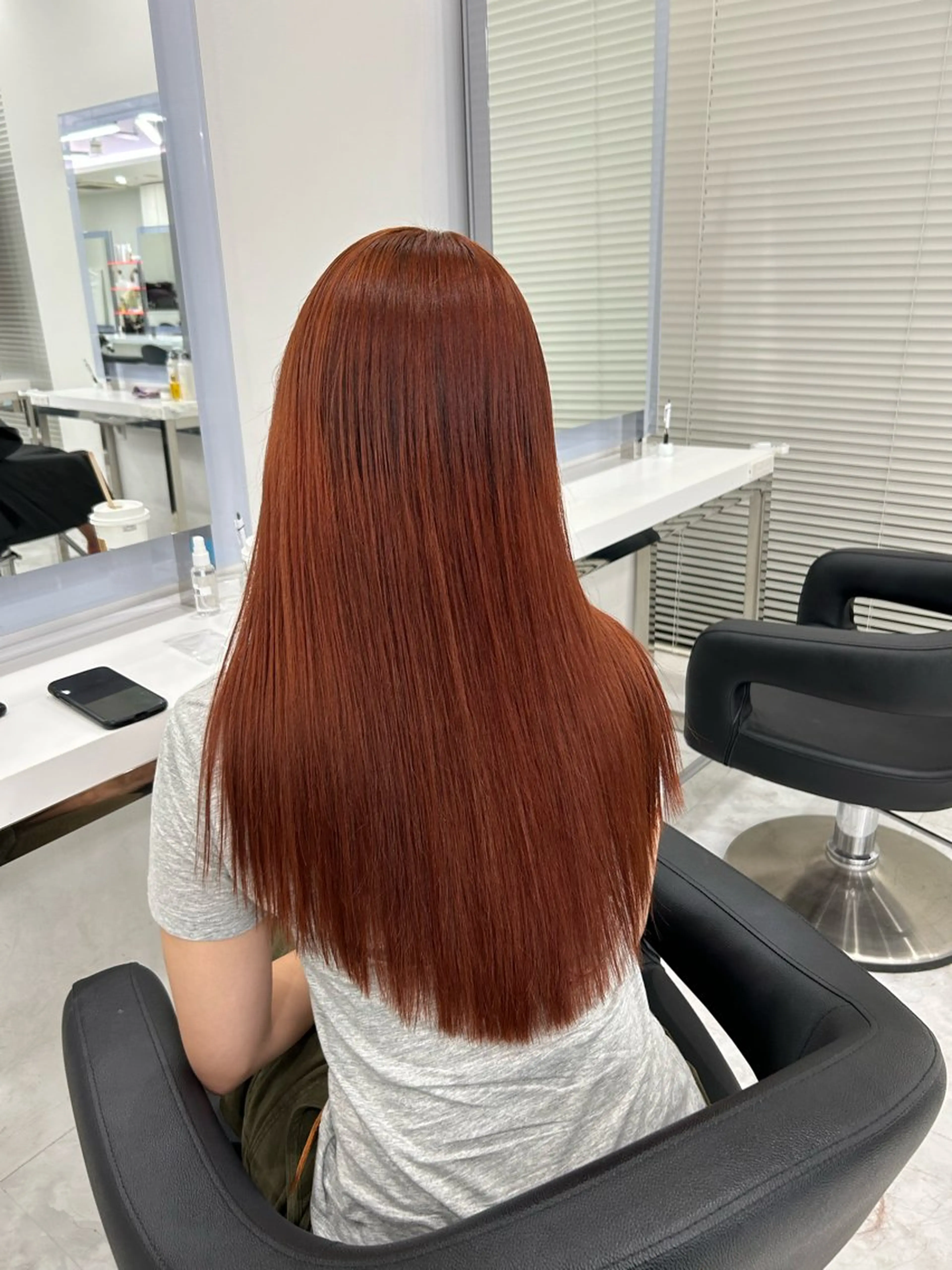 ロング カラー ヘアカラー トリートメント ヘッドスパ ヘアセット 💖透け感ベージュ KOTA💖のヘアスタイル