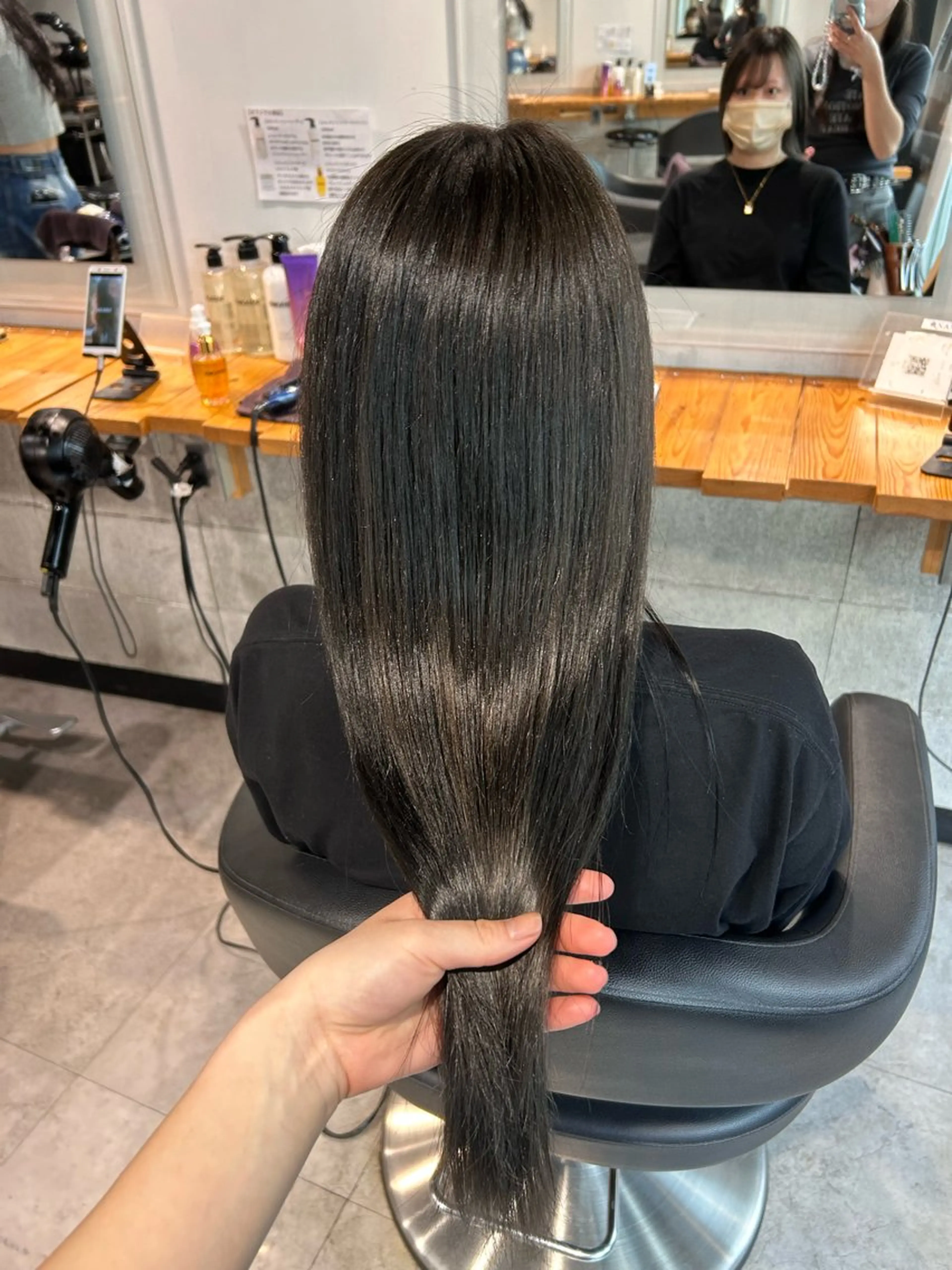 ロング カット ヘアカラー ヘッドスパ 韓国Style♡ Nanami🇰🇷のヘアスタイル