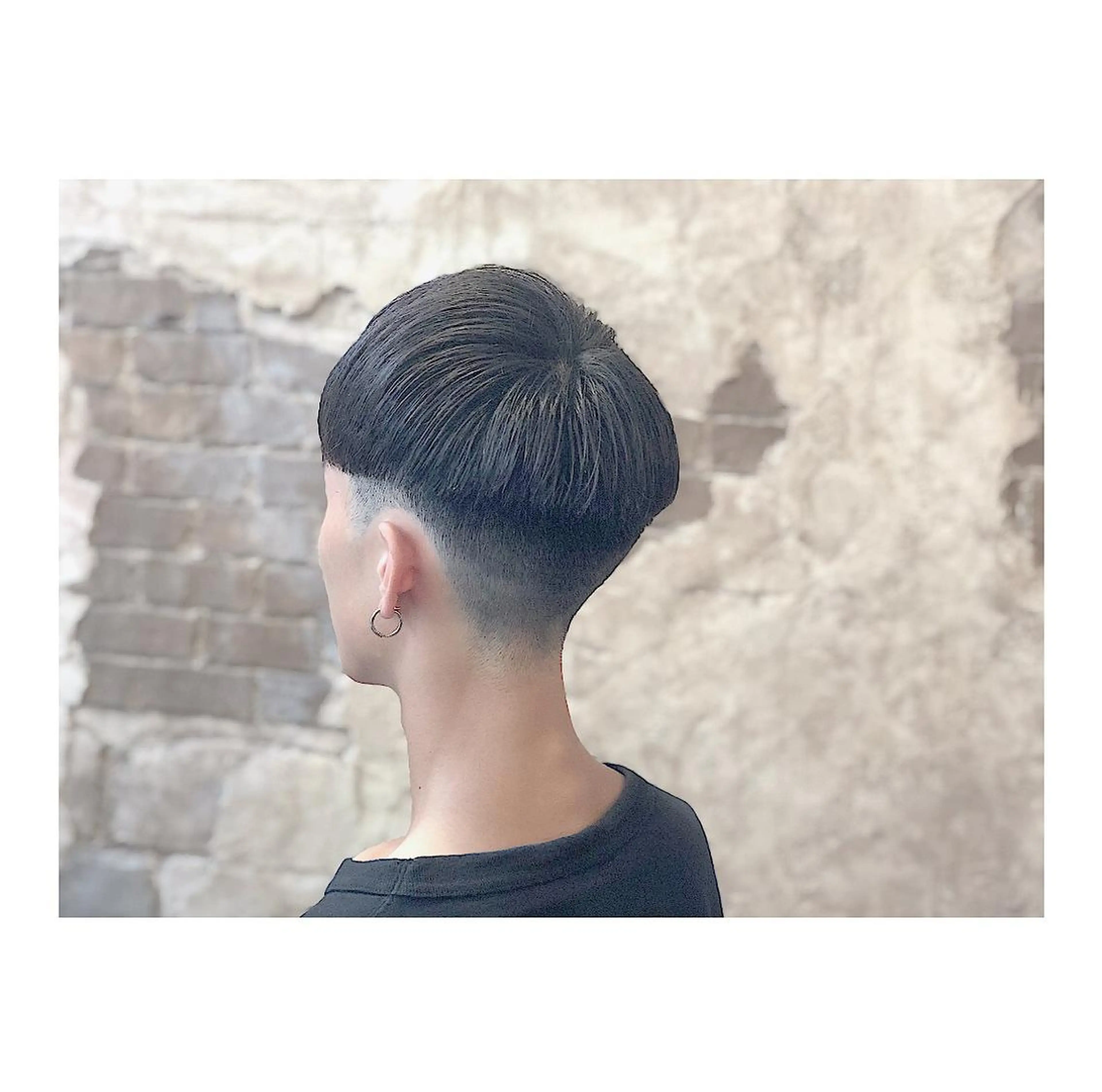 ショート カラー メンズ カット ブリーチ、パーマ 西部笑のヘアスタイル