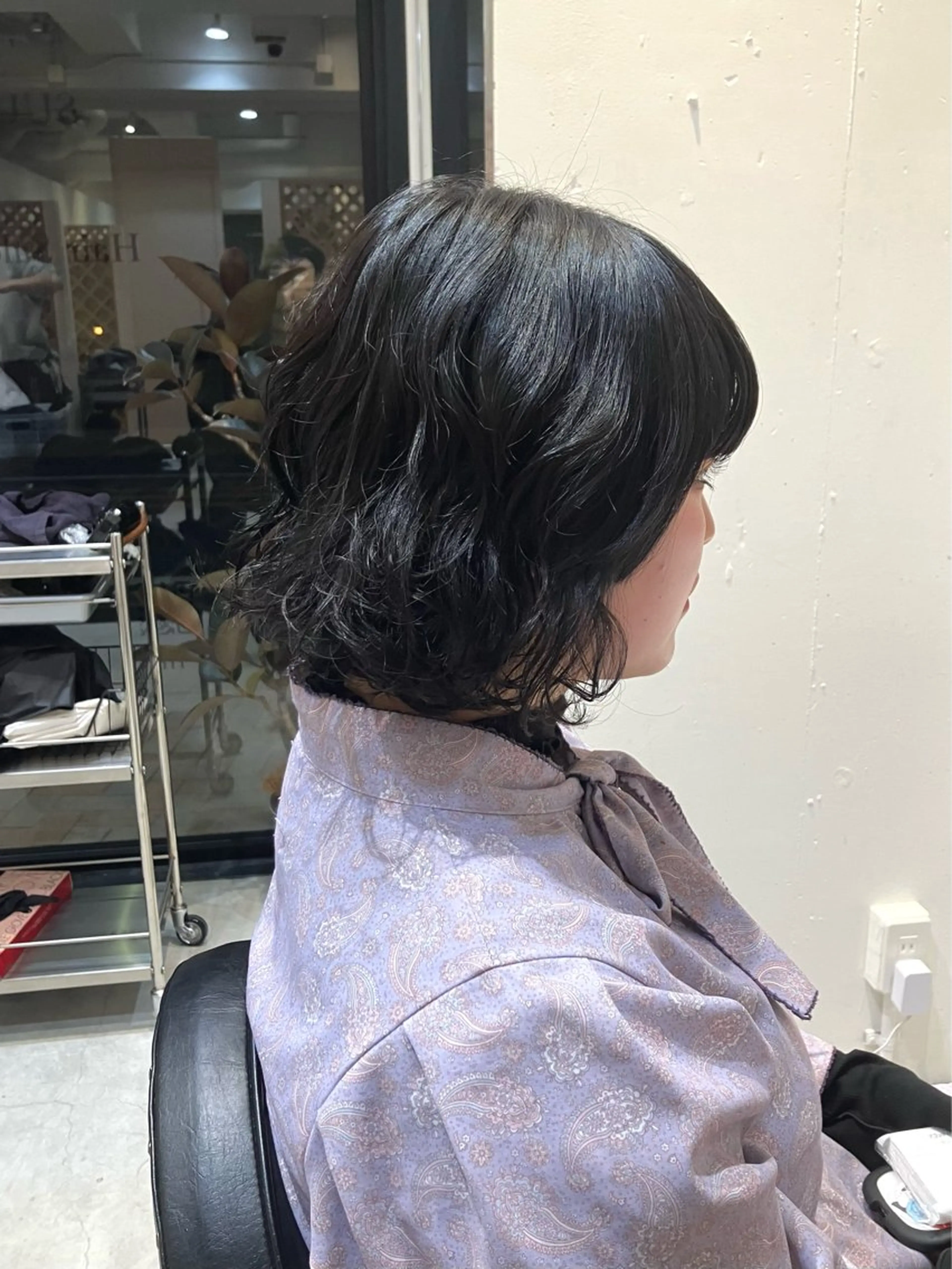 ショート パーマ ボブ ショートヘア カット パーマ 川間 将彦のヘアスタイル