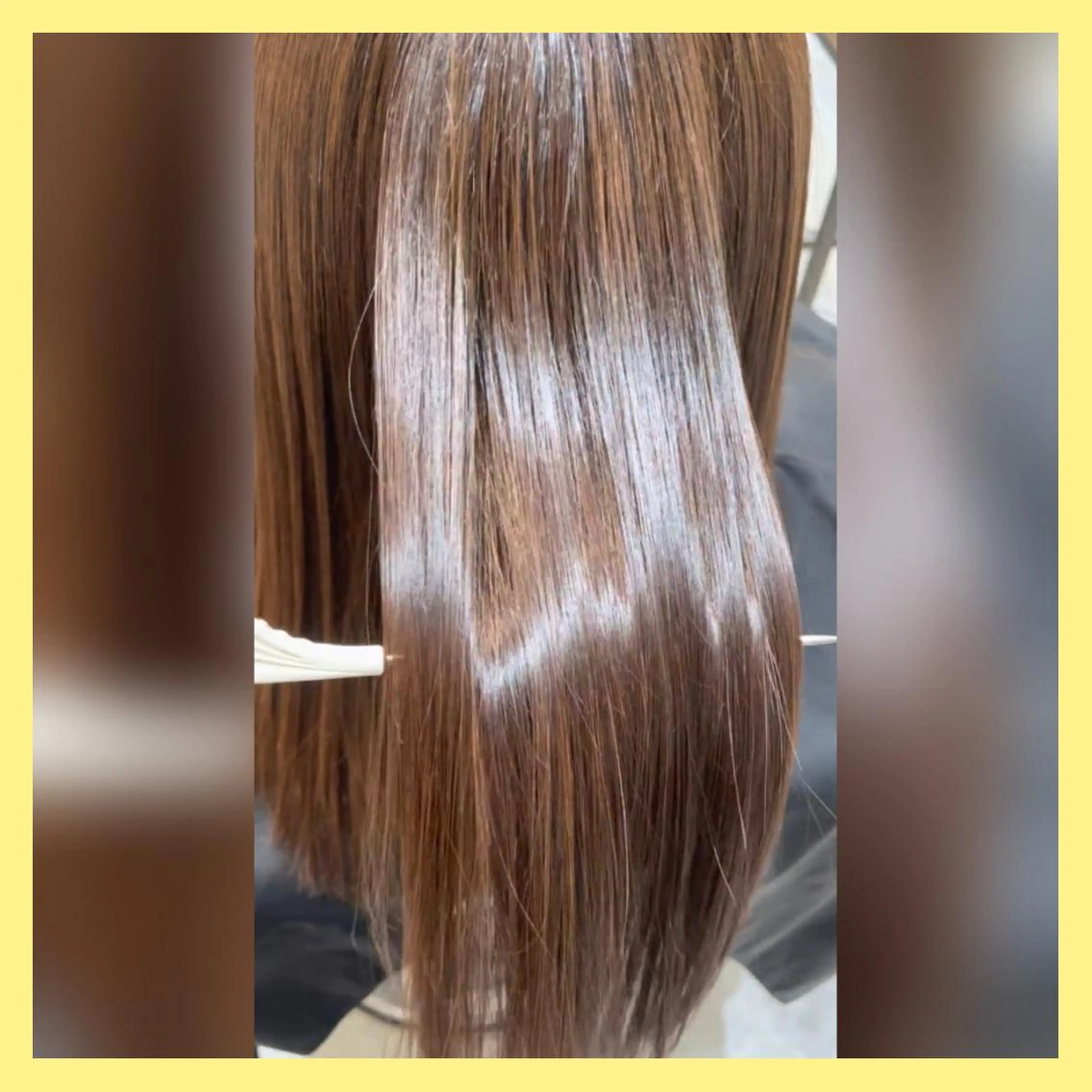 ロング カット 縮毛矯正 トリートメント 艶髪美容師 🧸YUZU🤍のヘアスタイル