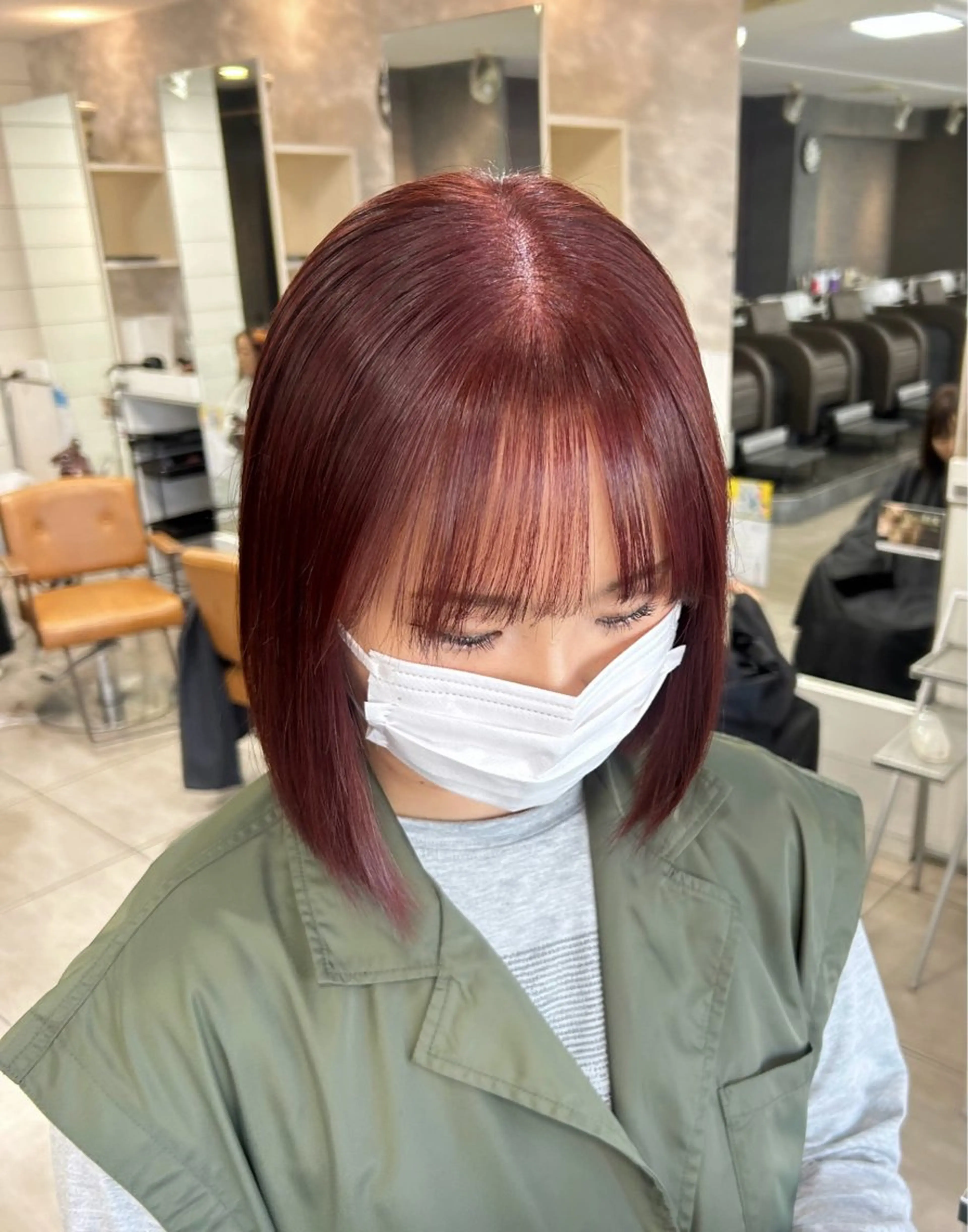 ショート カット ヘアカラー トリートメント 🫧艶髪カラー🫧 森本くるみのヘアスタイル