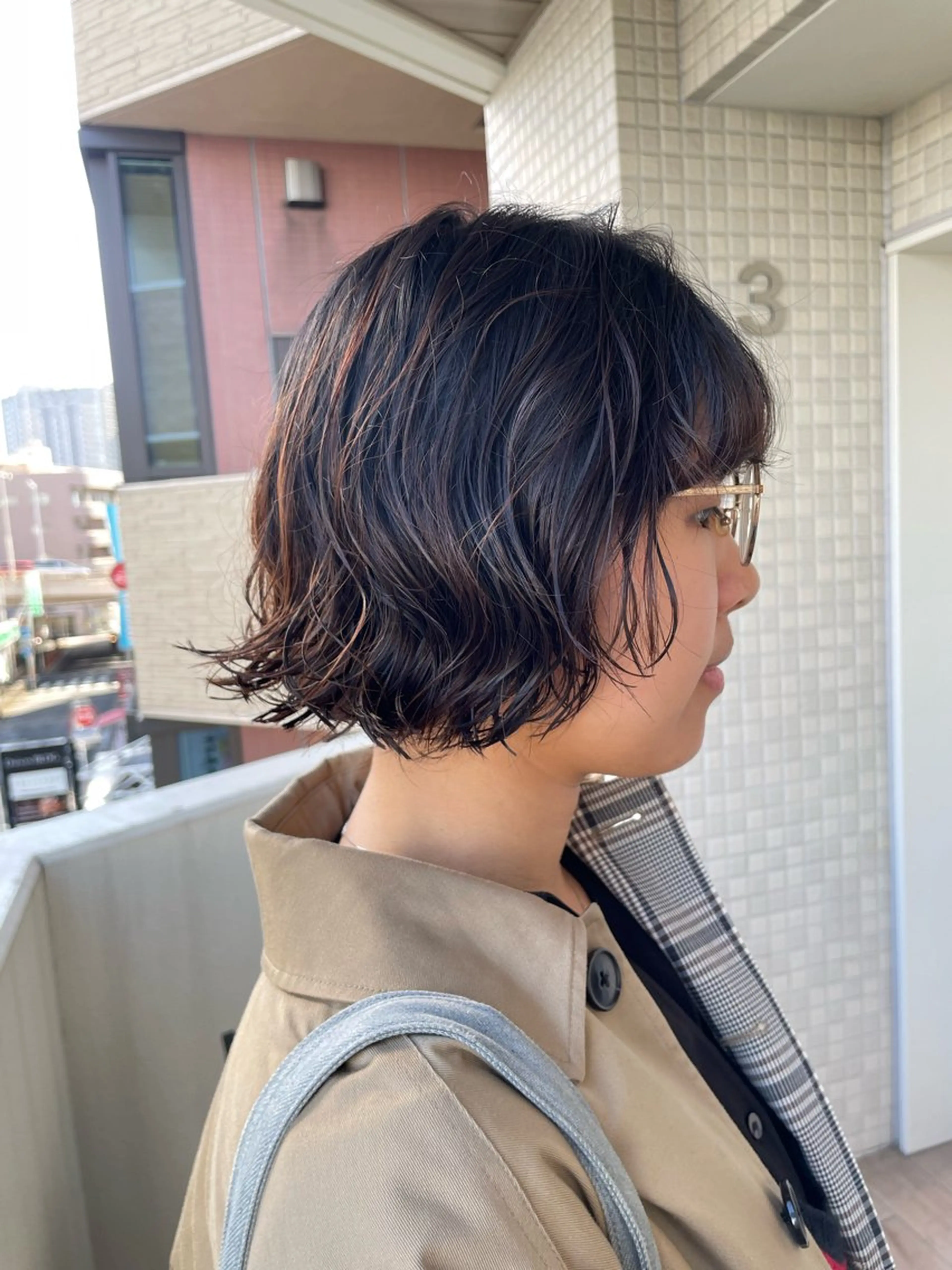 ショート パーマ Toiro 横浜所属・🎀レイヤー/パーマ カラー/ai🎀のヘアスタイル