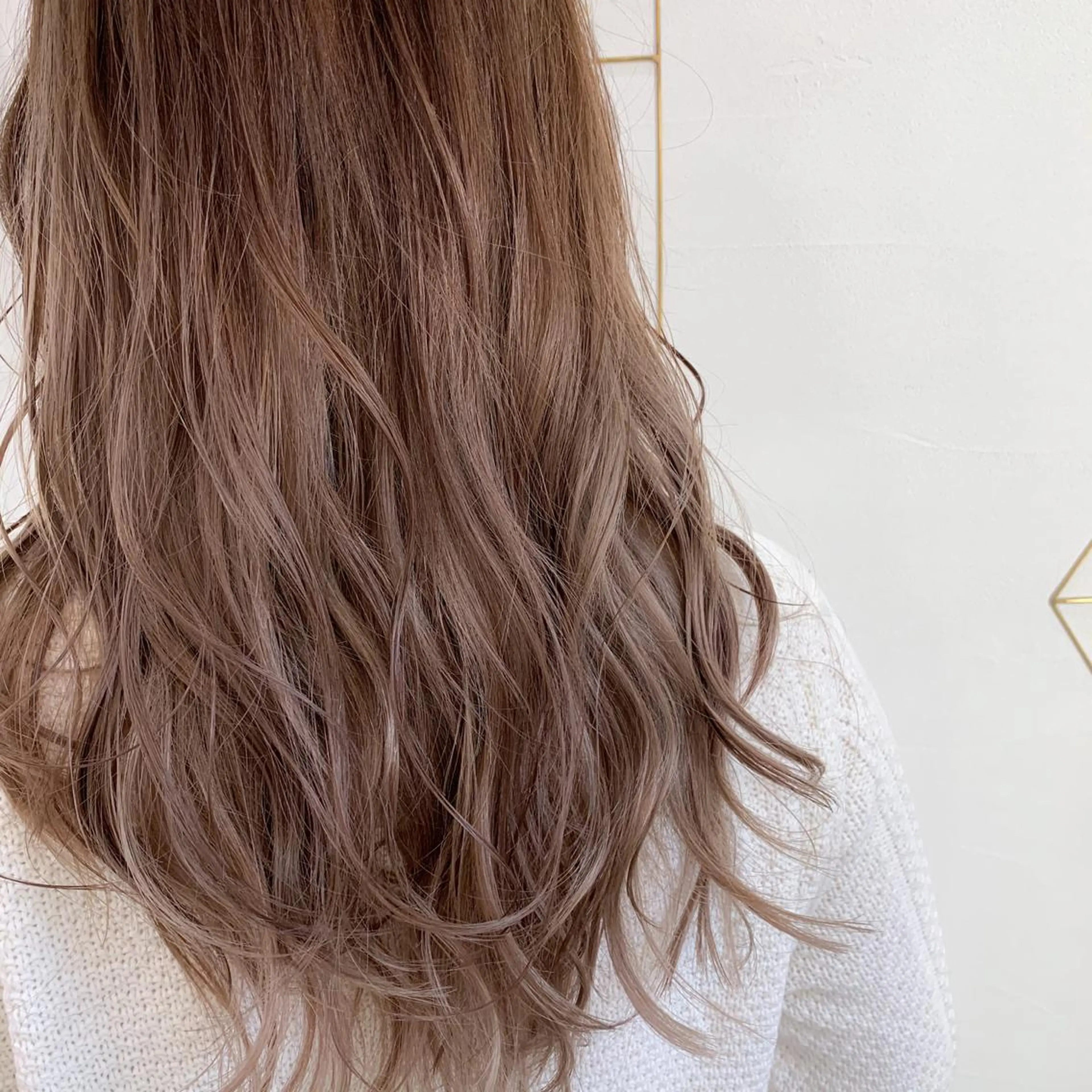 ミディアム カラー アディクシーカラー アクアカラー アッシュ バレイヤージュ ベージュカラー ヘアカラー トリートメント Lome'所属・✨ブリーチマスター✨ オクヤマヨウスケのヘアスタイル