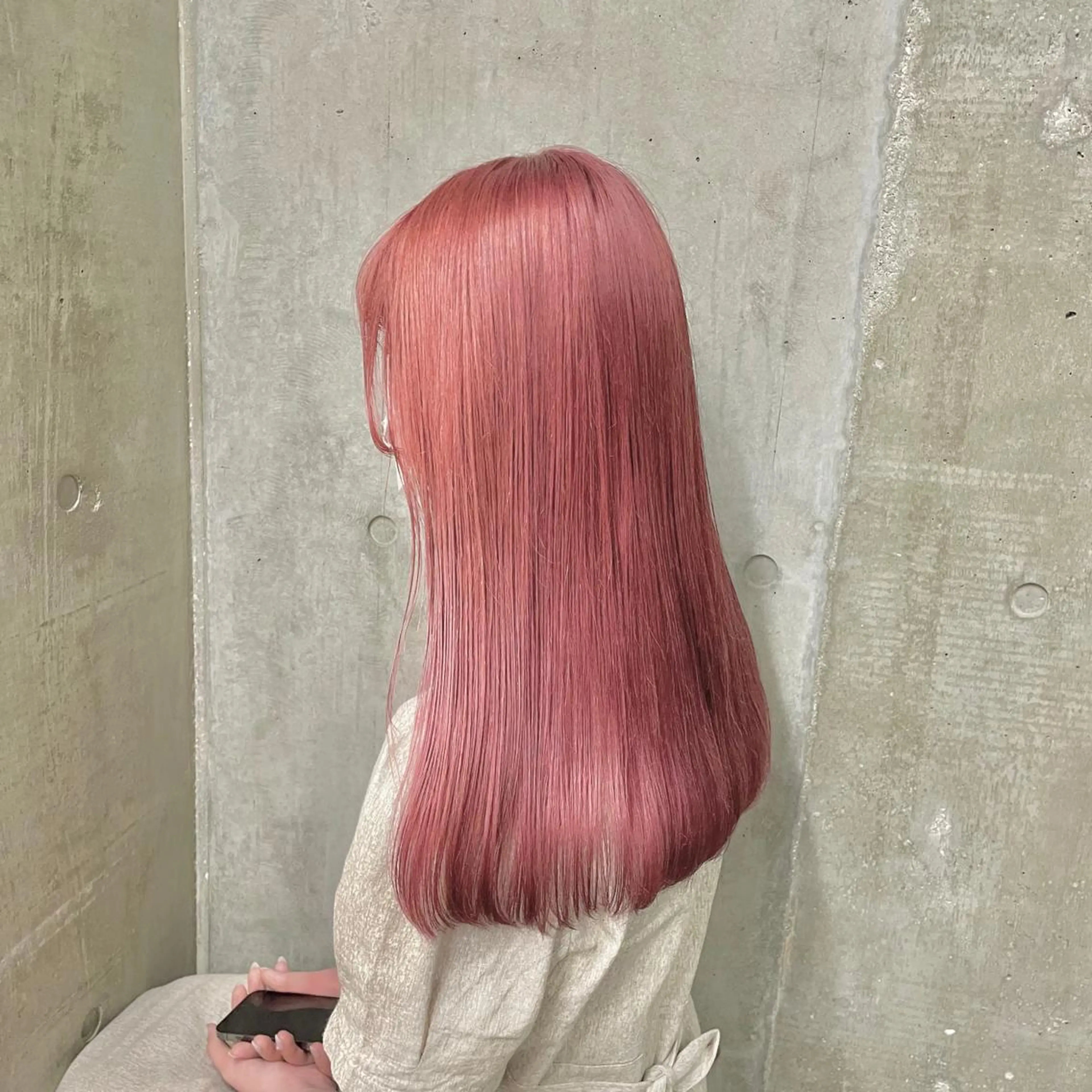 カラー ブリーチ ピンクカラー 🫧BUBBLES 新所沢　かとうゆきのヘアスタイル