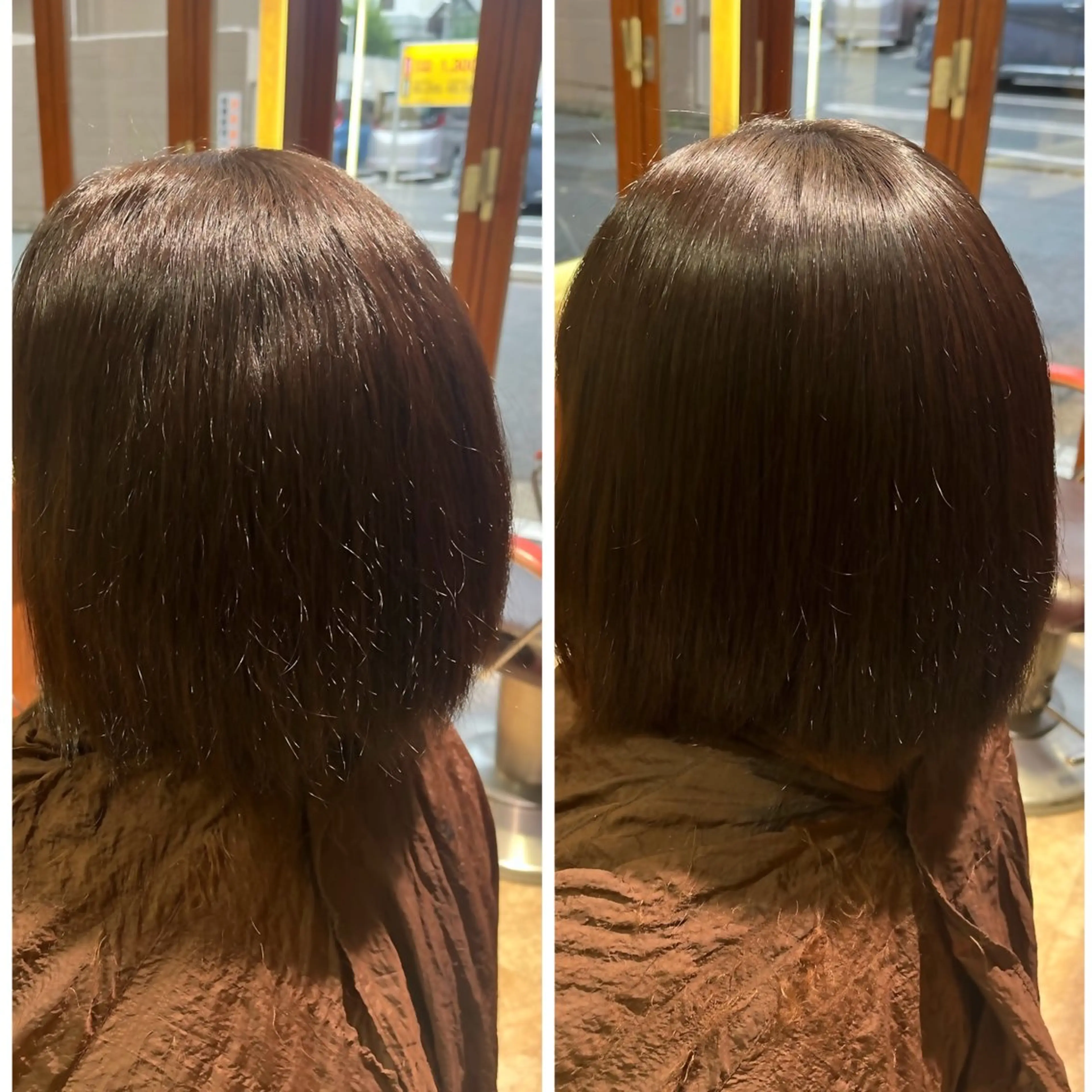 ミディアム 縮毛矯正 縮毛矯正/ハイトーン ❤︎❤︎YURINOのヘアスタイル