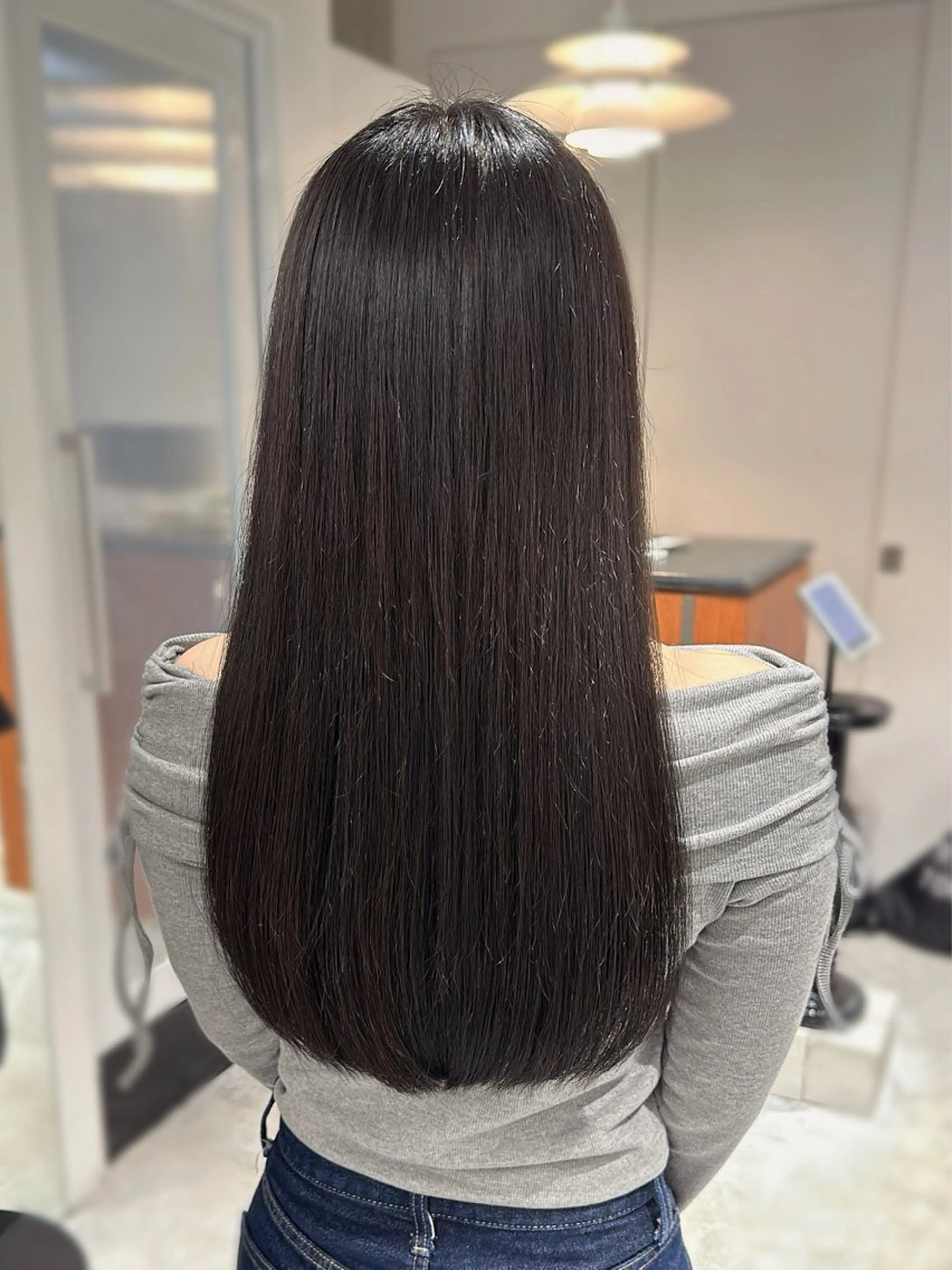 カラー ヘアカラー トリートメント ヘアセット 秋永 鈴のヘアスタイル