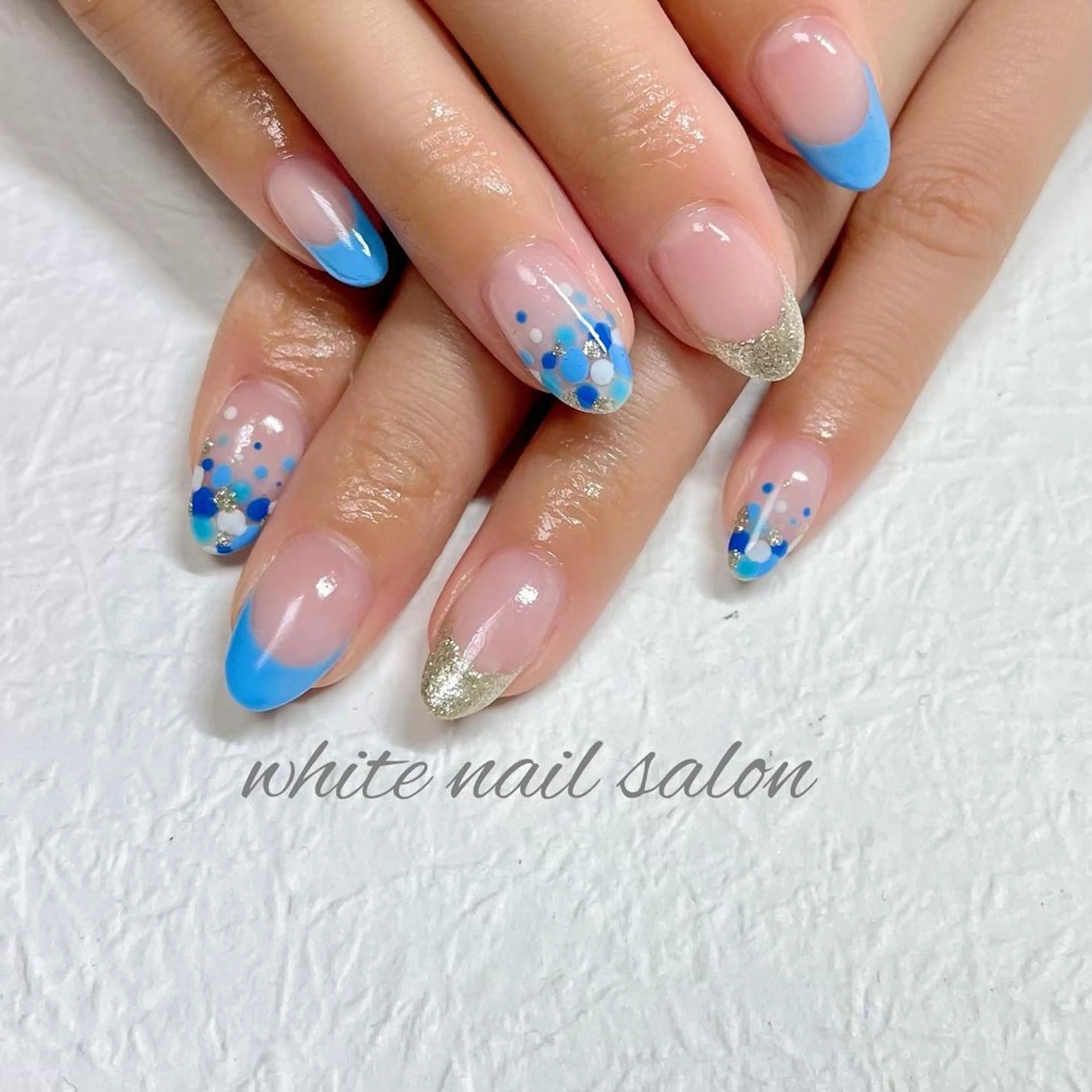 ネイル フットネイル ジェルネイル ハードジェル ラメ(グリッター) 持ち込み ハンドネイル white nail salonのネイルデザイン
