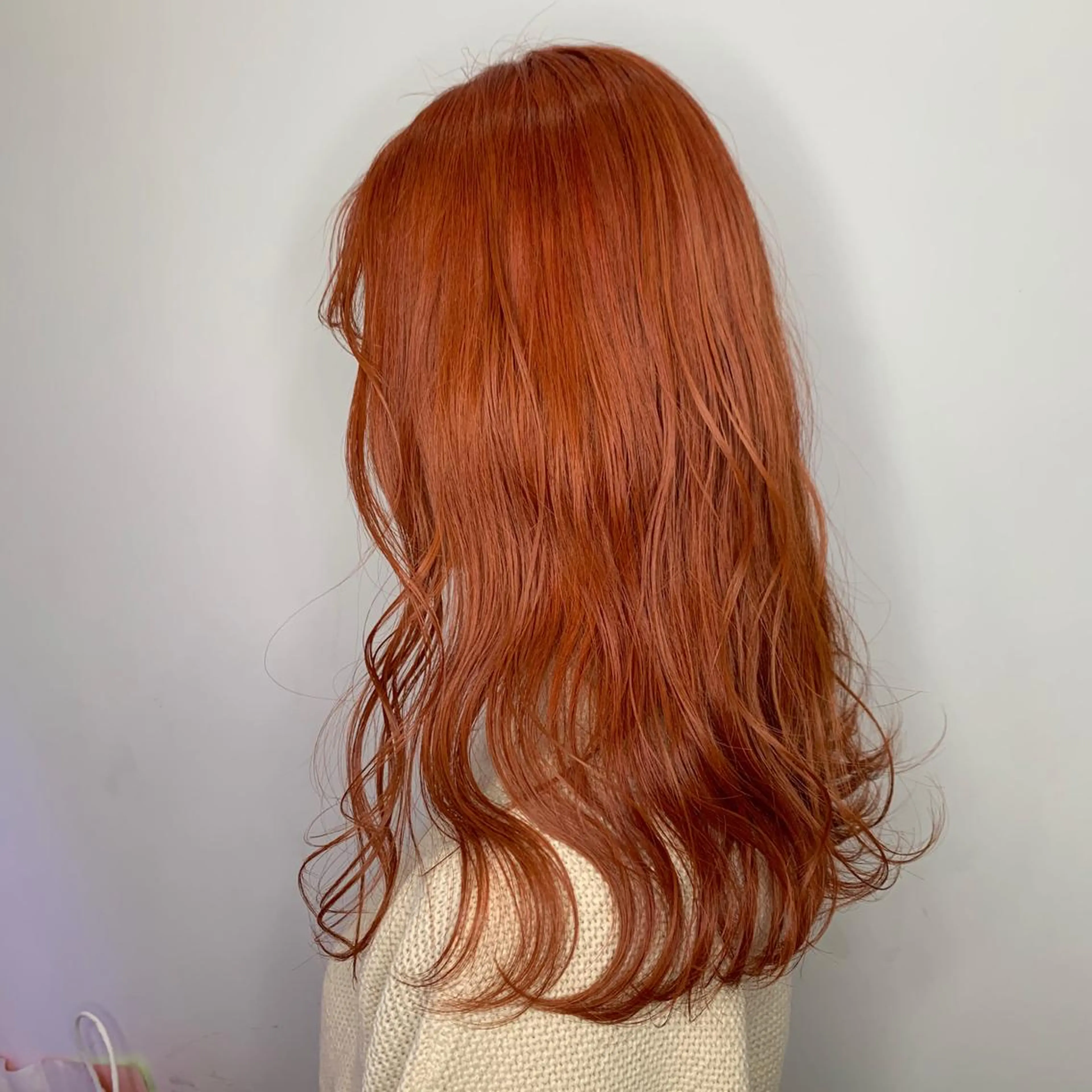 カラー オレンジ ヘアカラー メンズ指名no'1 佐藤　亘のヘアスタイル