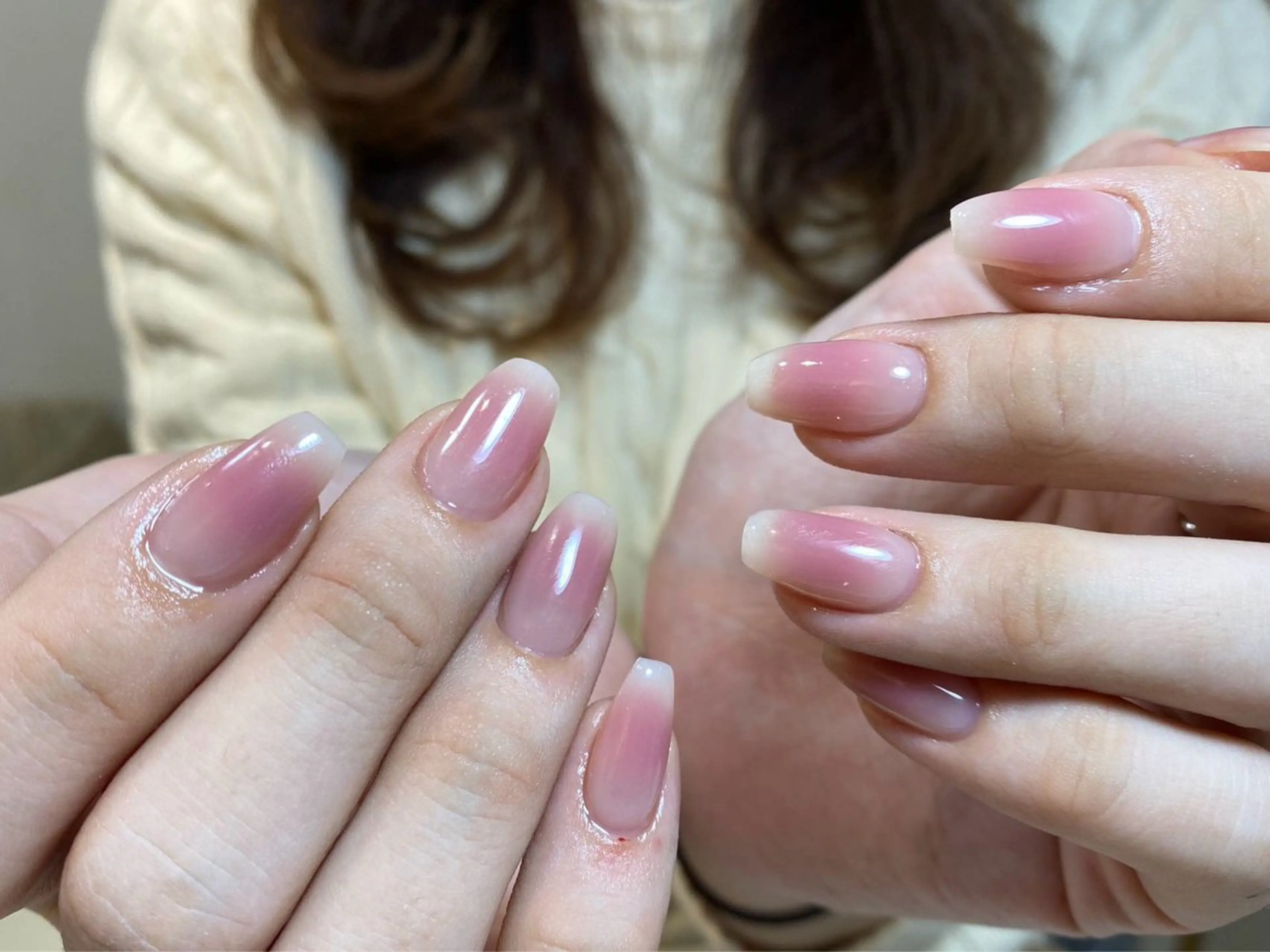 ネイル ハンドネイル Venusパラジェル 長さだし専門店のネイルデザイン