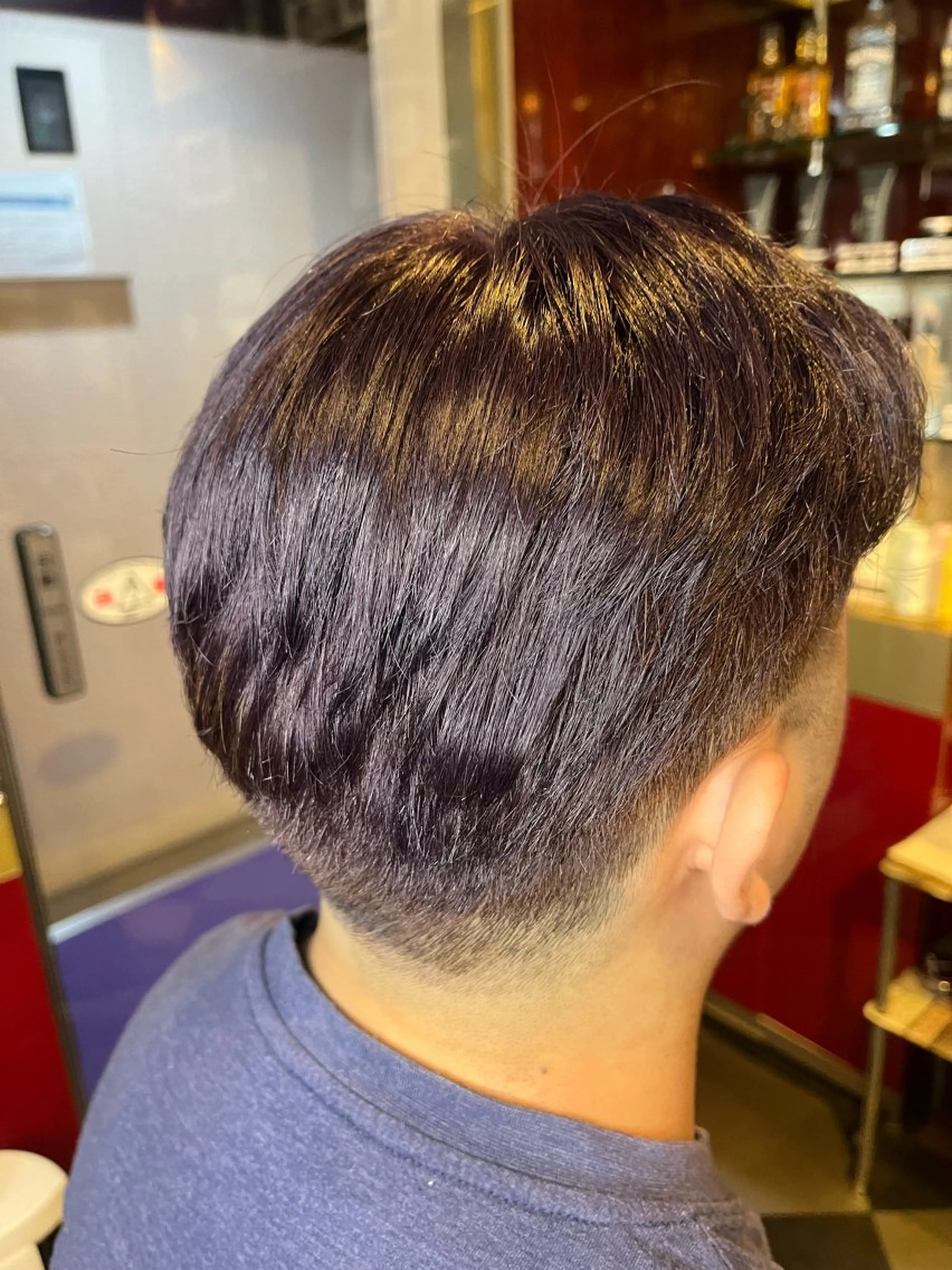 カラー メンズ ダブルカラー デザインカラー/ コーンロウのヘアスタイル