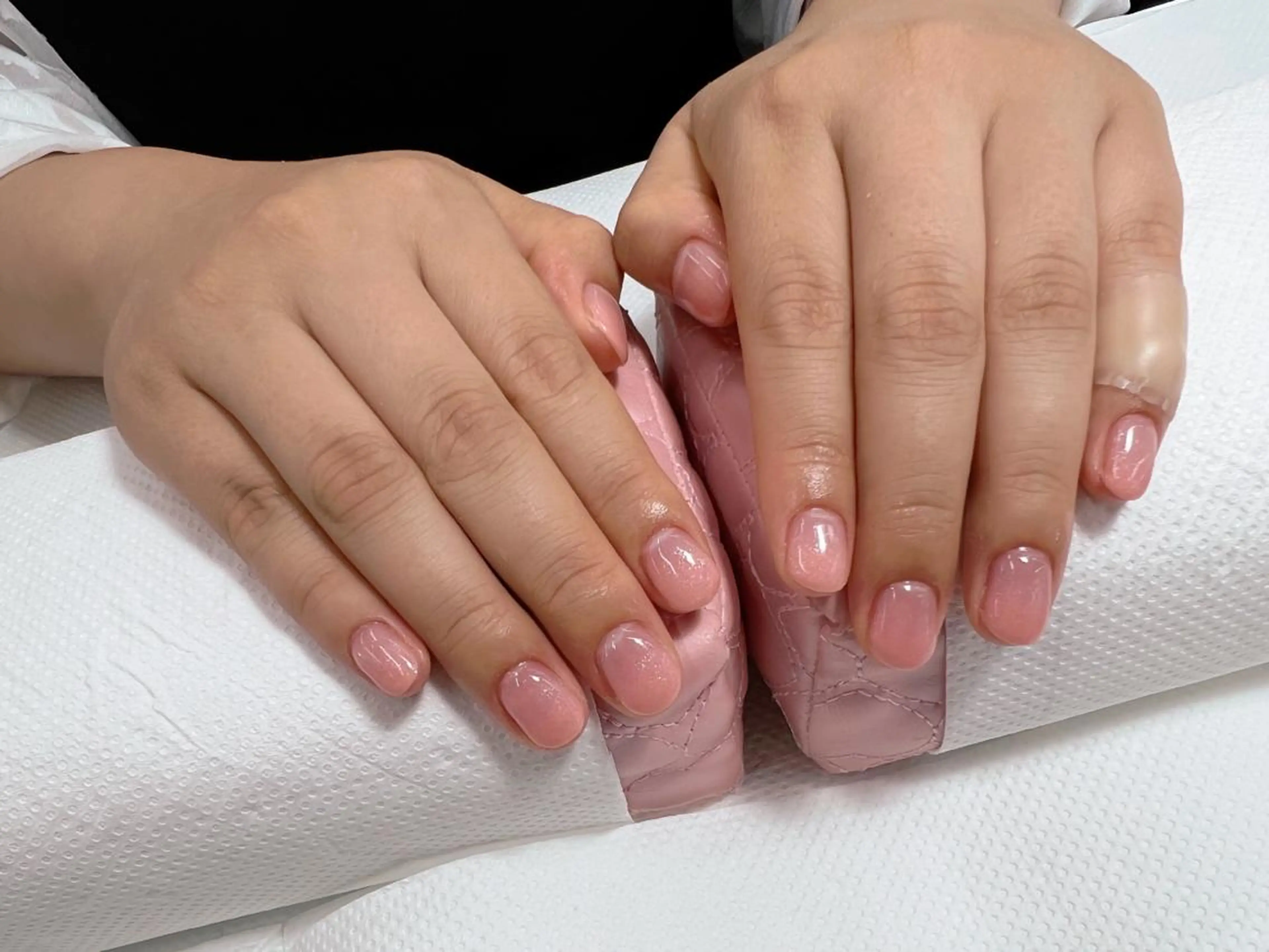 ネイル グラデーション ラメ(グリッター) ピンク 【MAXKELLY】 Shiotaのネイルデザイン