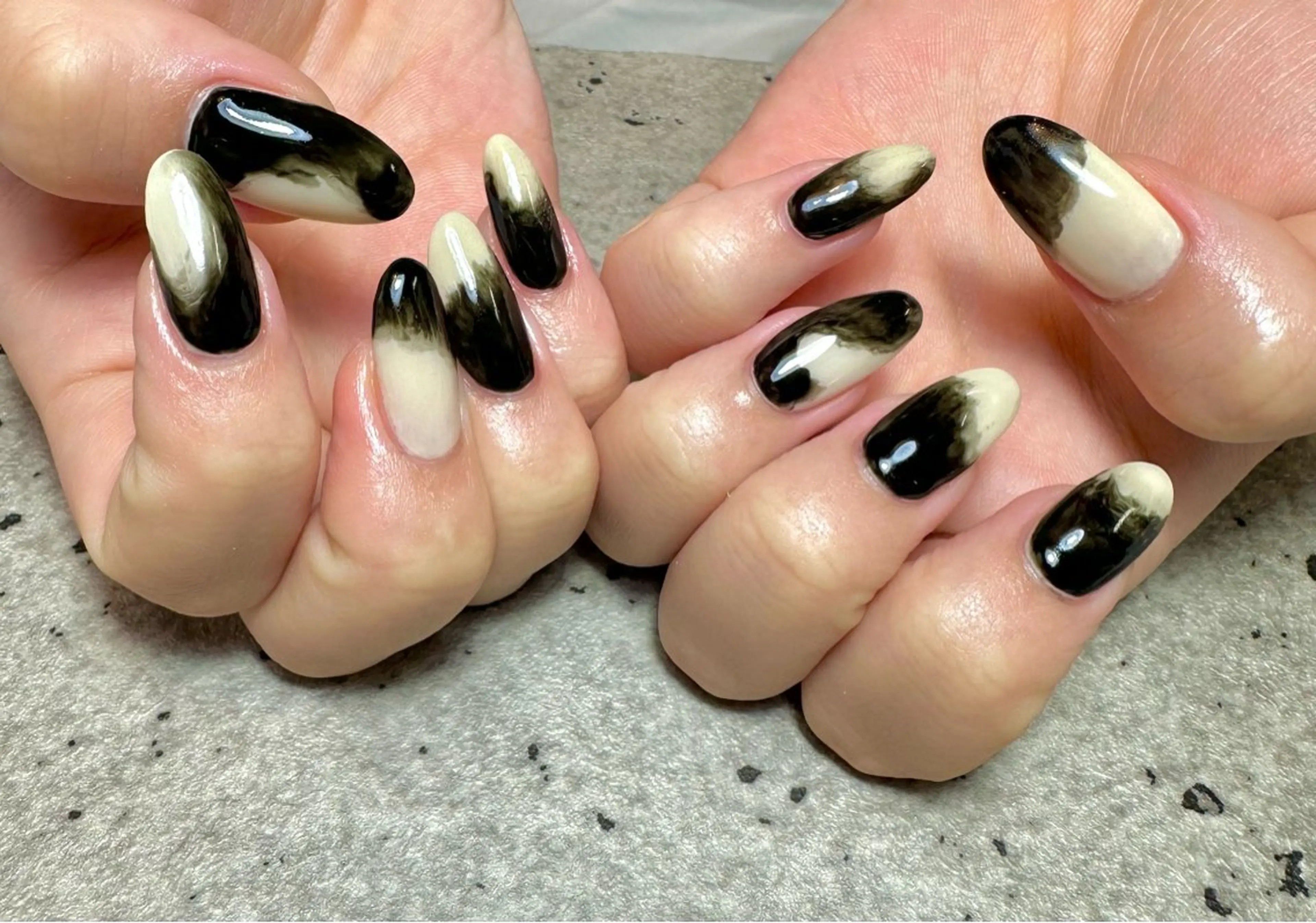 ネイル ニュアンスネイル ハンドネイル GéRanium Harukaのネイルデザイン