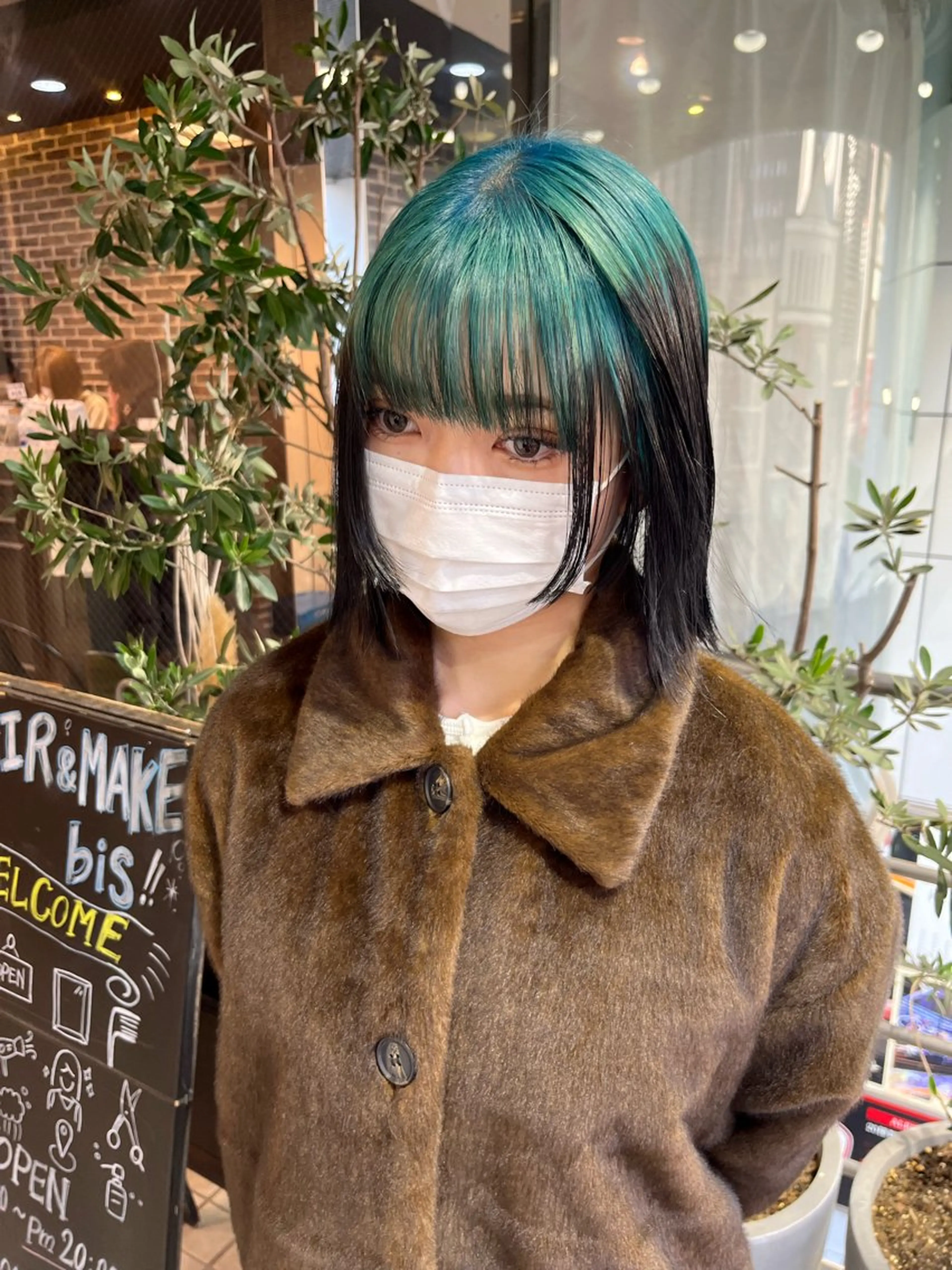 セミロング カラー ブリーチ ケアブリーチ デザインカラー ダブルカラー イルミナカラー ヘアカラー 💖デザインカラー/ タダ ハナカ💖のヘアスタイル