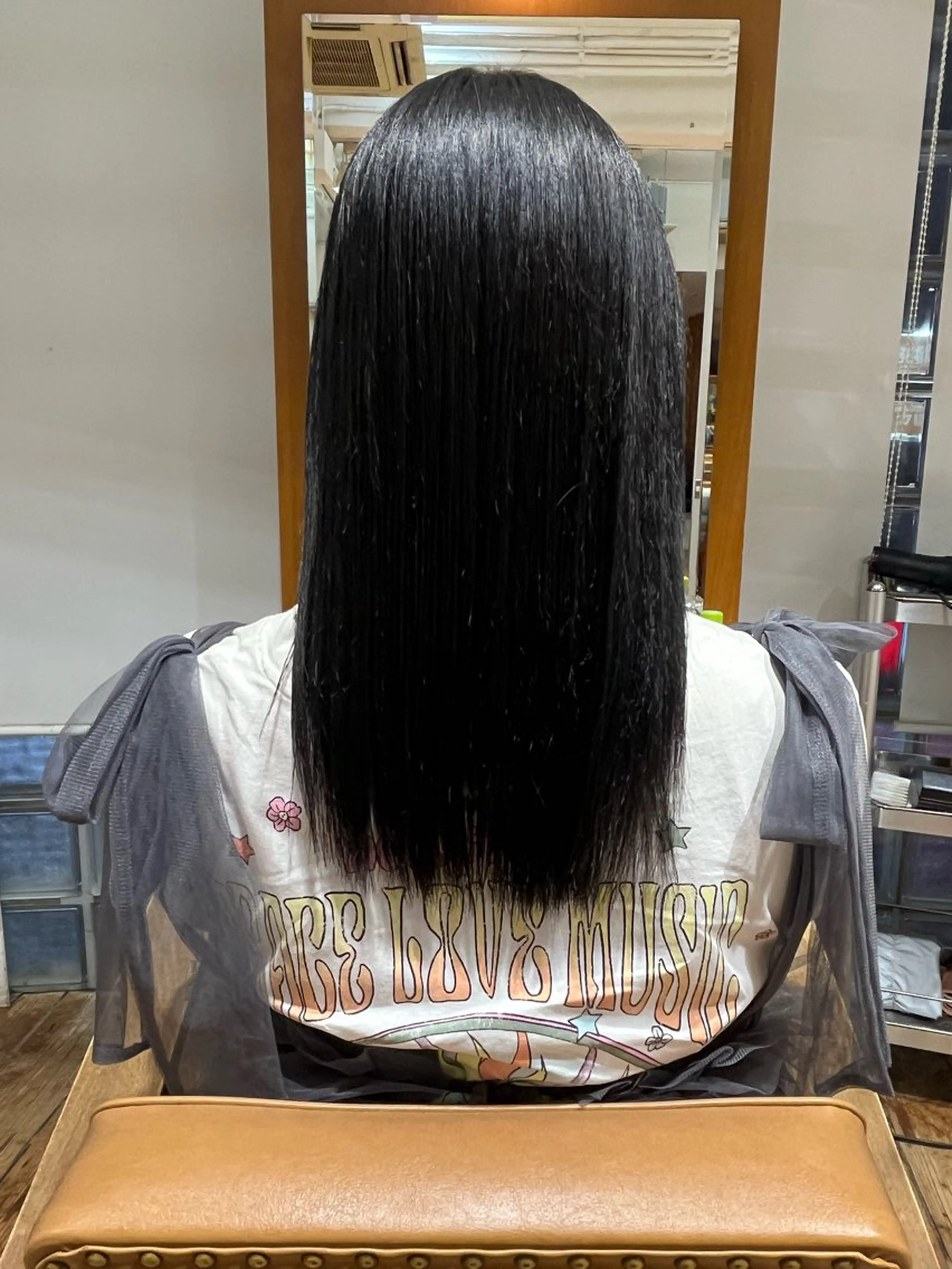 ロング パーマ 縮毛矯正 カット/パーマモデル 募集🩵　yukaのヘアスタイル